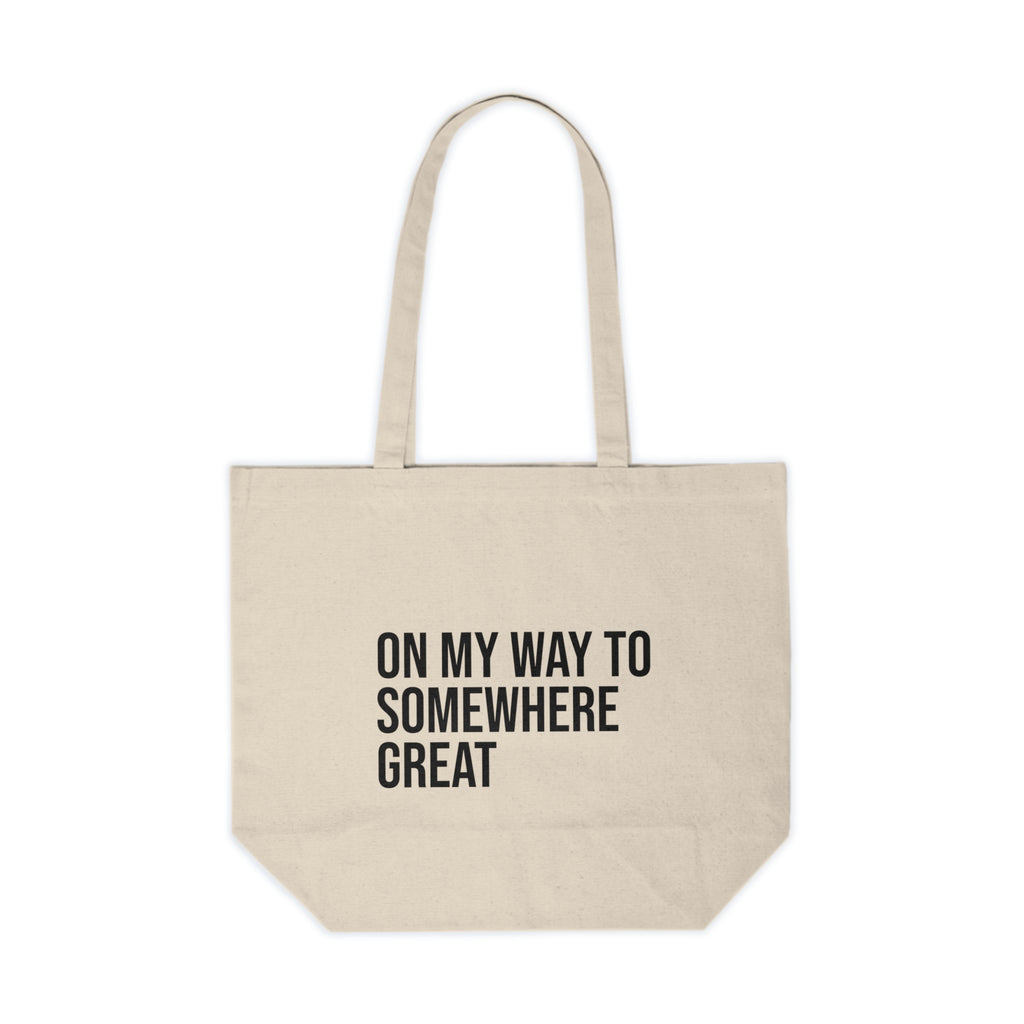 Adventure-Ready Canvas Shopping Tote
