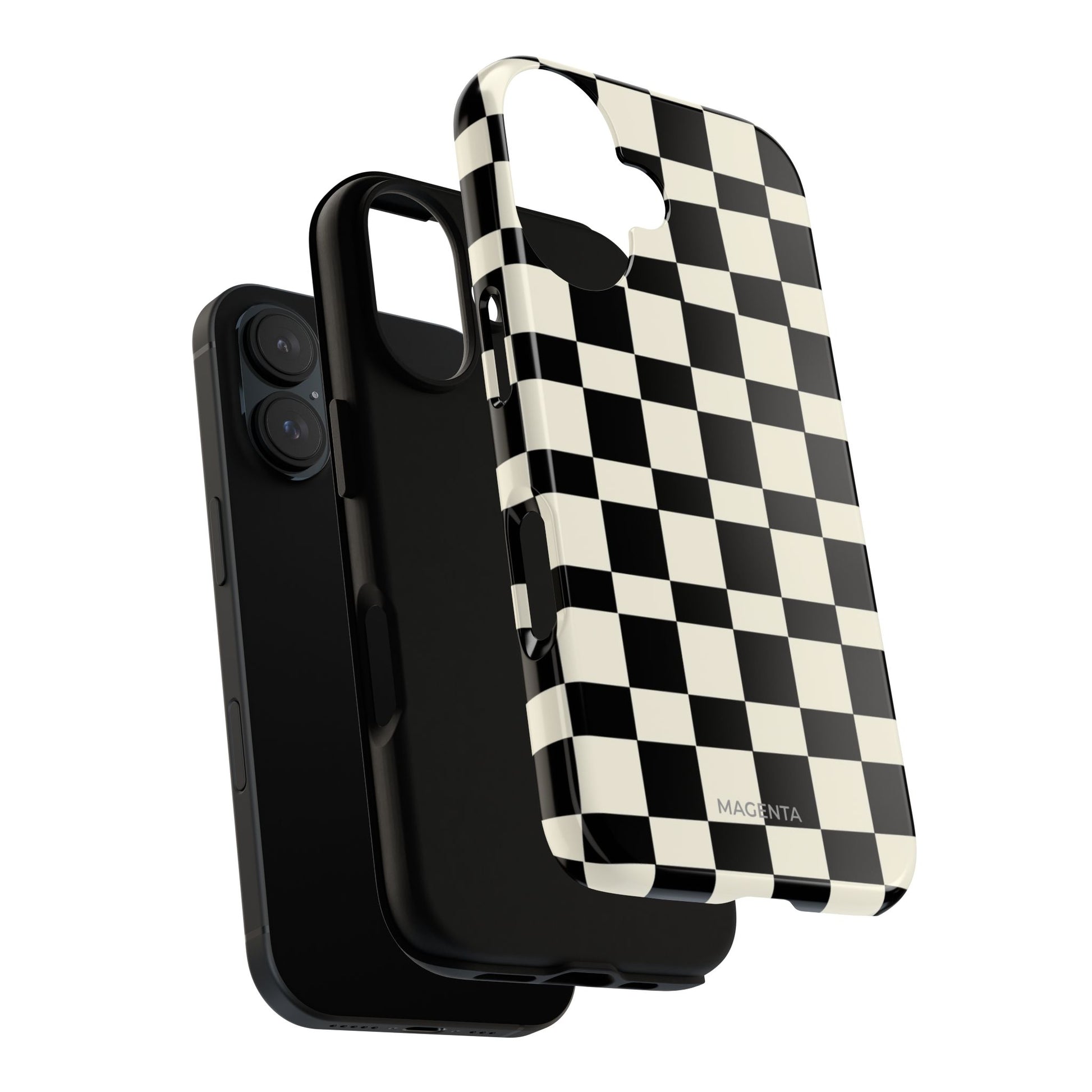 Black & White Check Tough Case