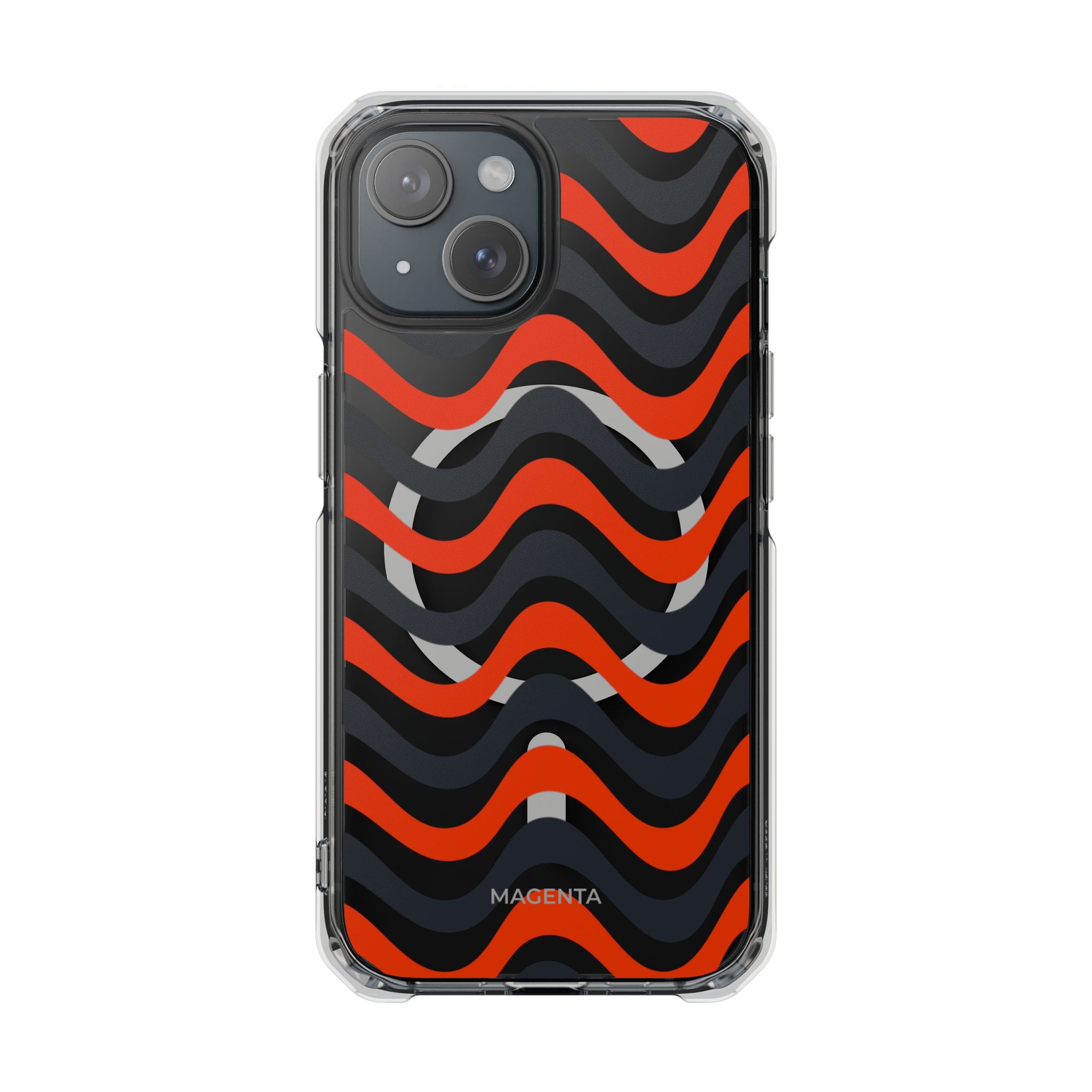 Black & Red Waves