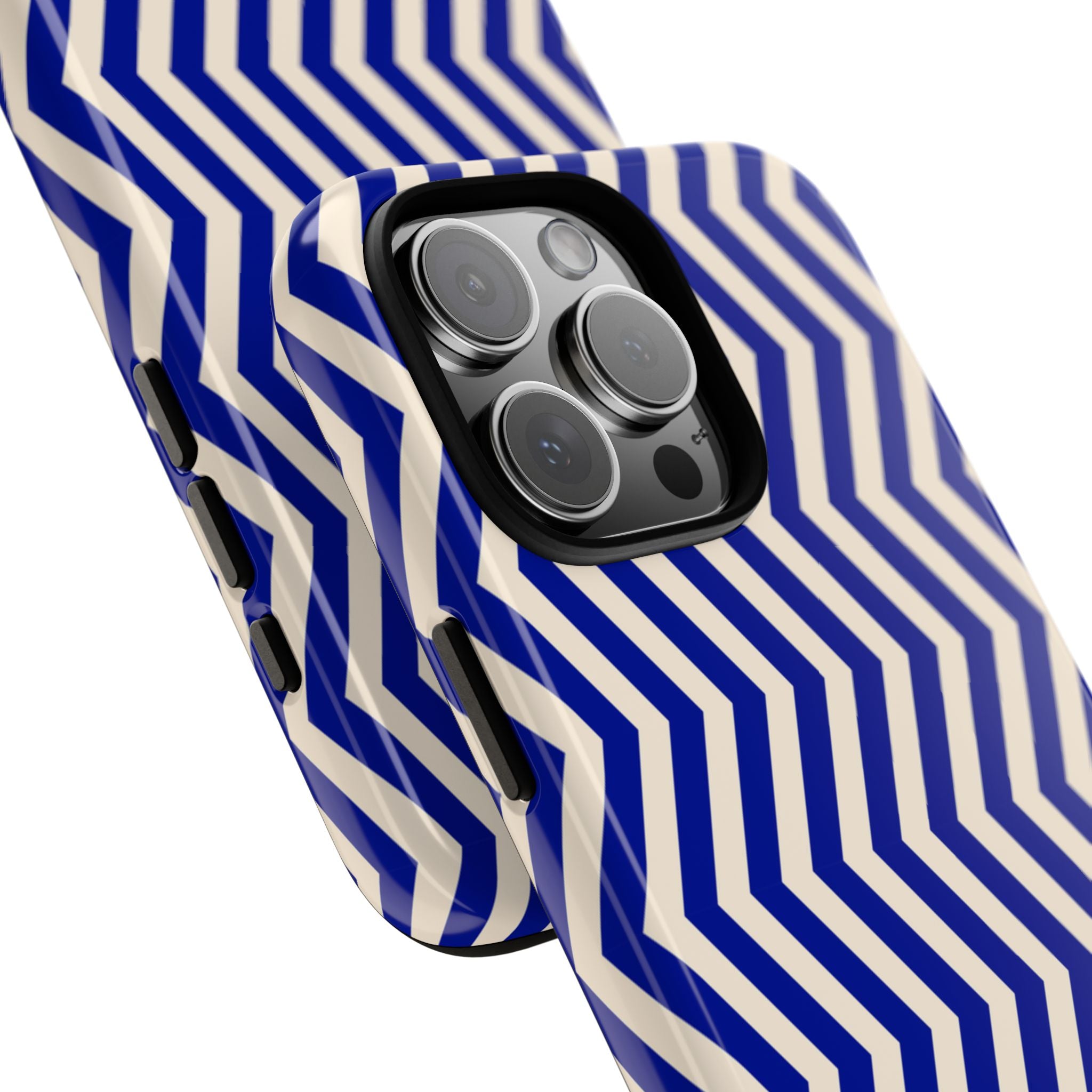 Blue Chevron Tough Case