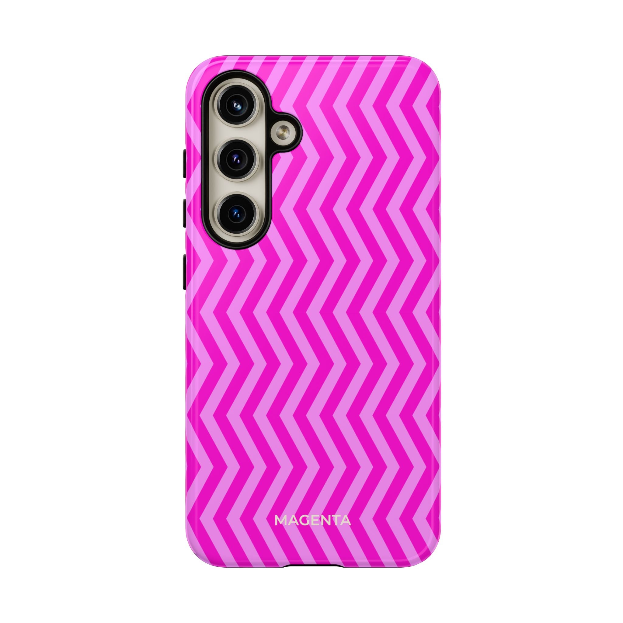 Magenta Zig Zag Tough Case