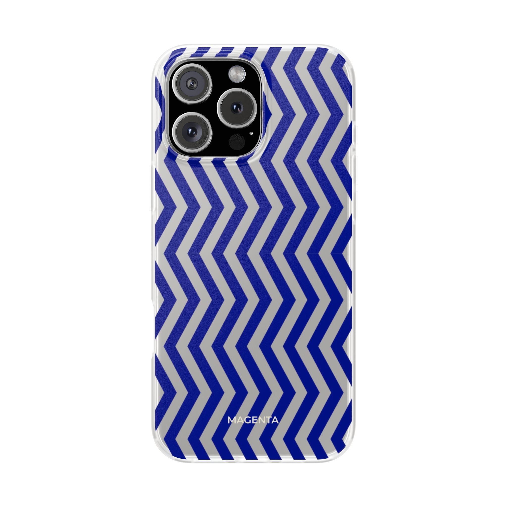 Blue Chevron Flexi Case