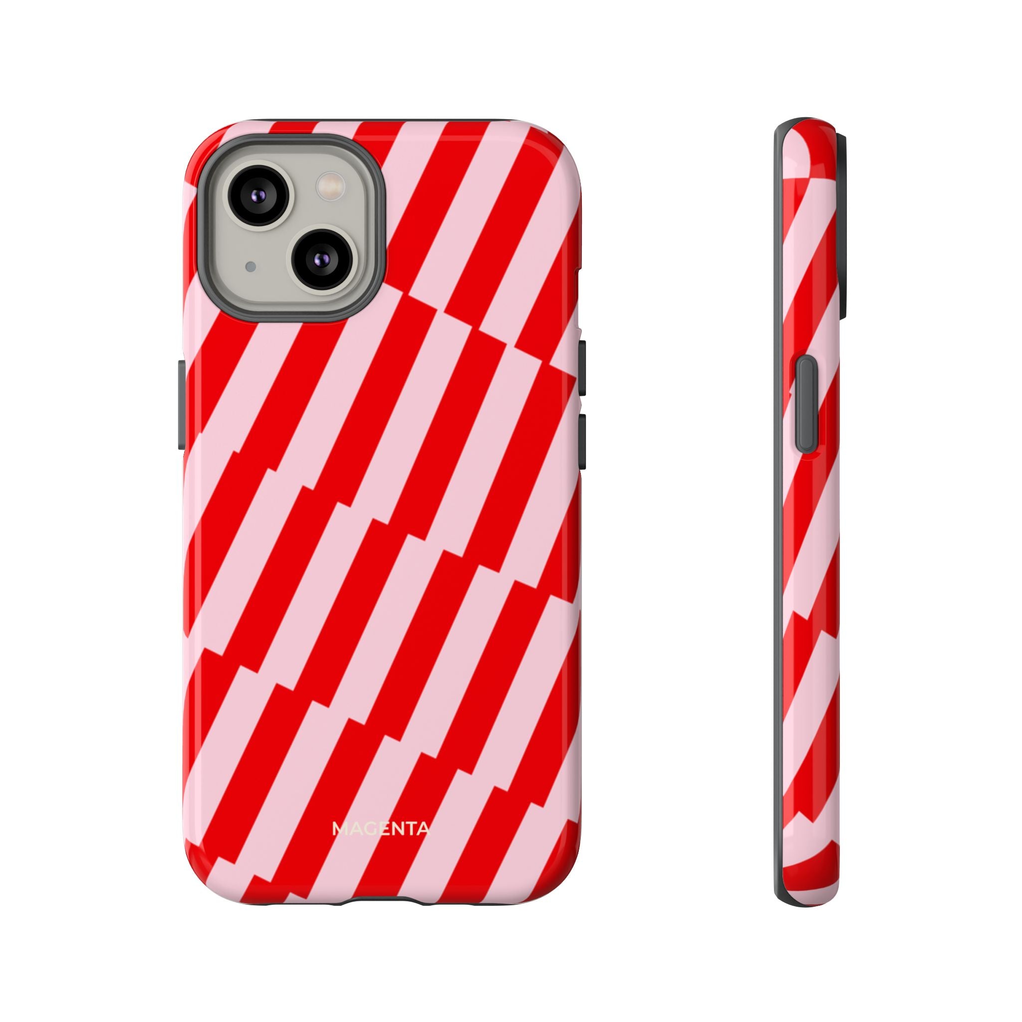 Cherry Pinstripe Tough Case