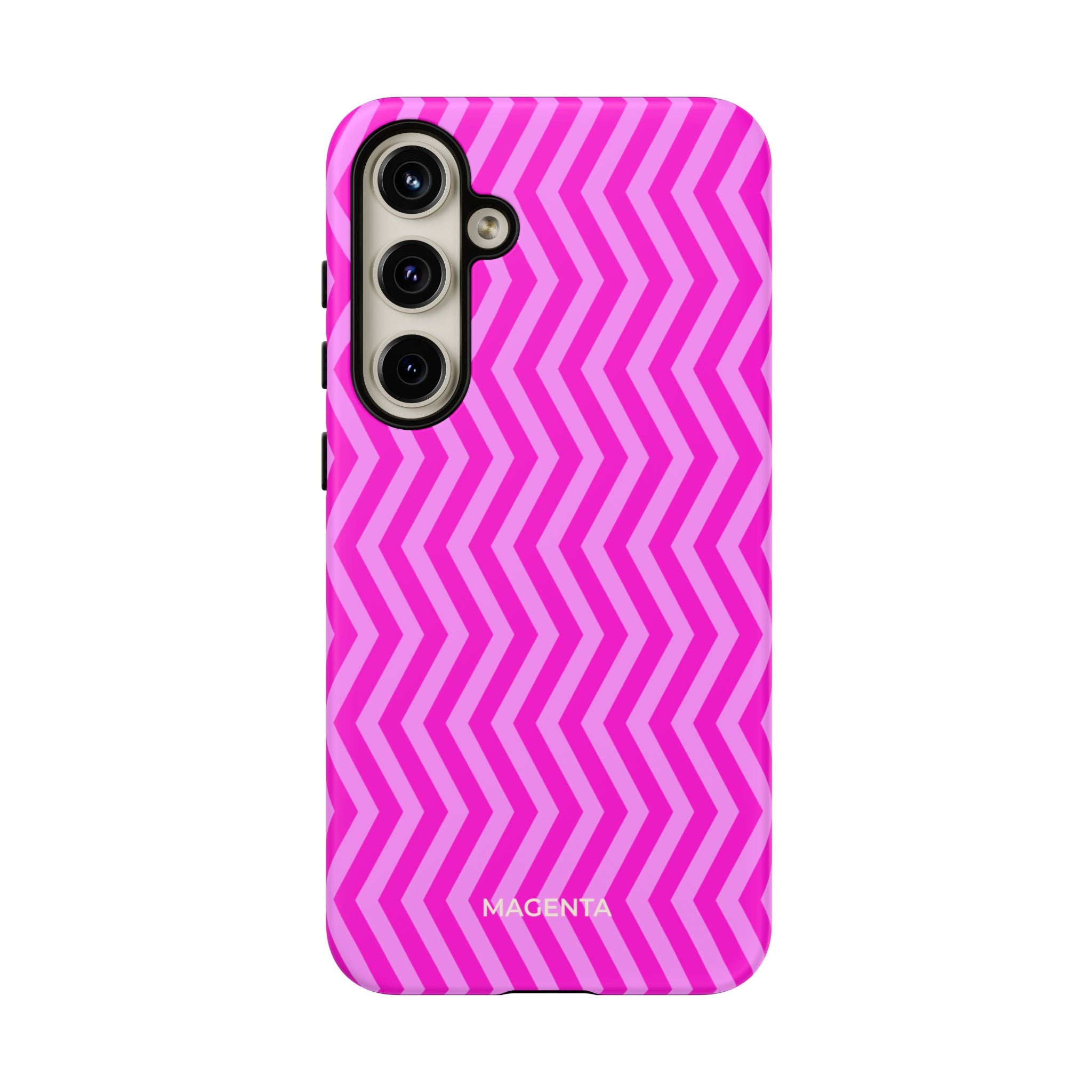 Magenta Zig Zag Tough Case