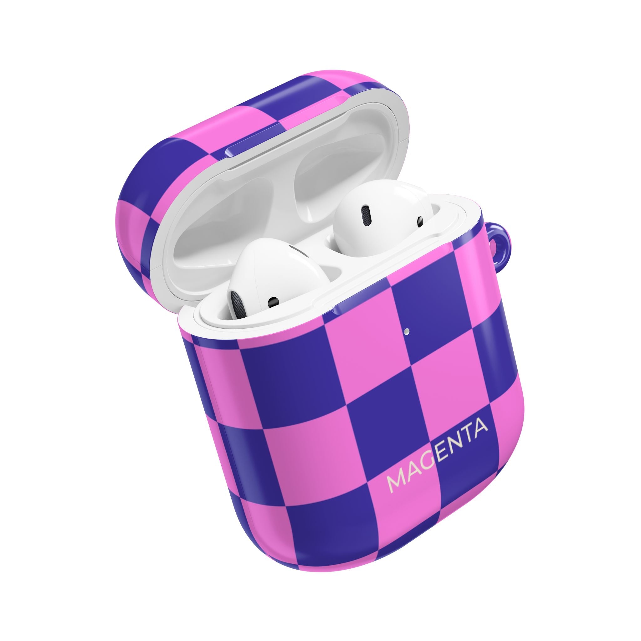 Pink & Blue Checkmate AirPods Gen 2 Case