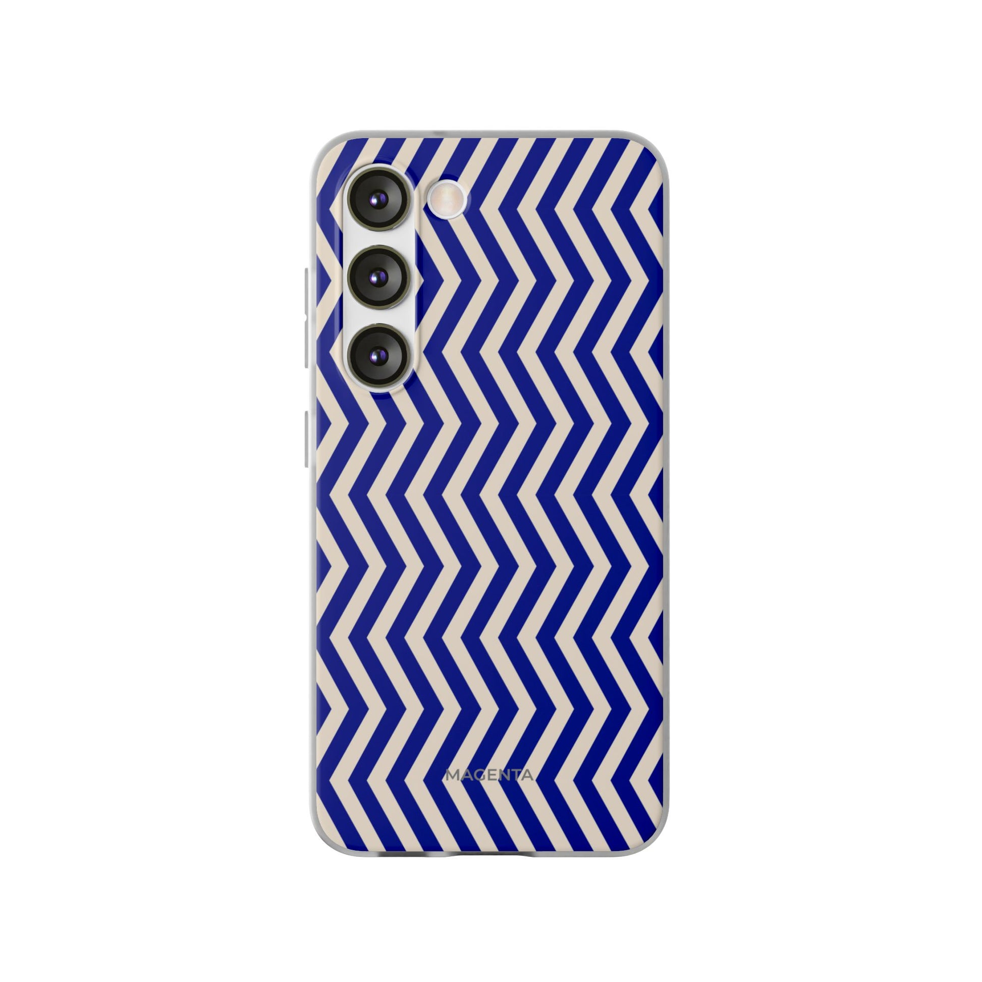Blue Chevron Flexi Case