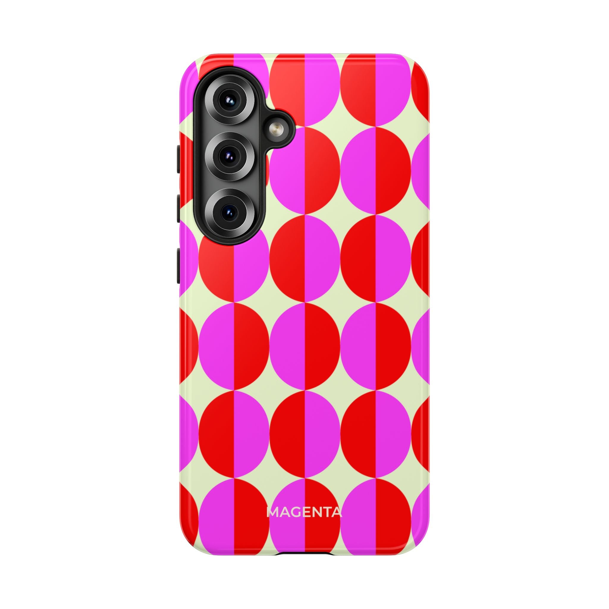 Red Pink Circle Tough Case