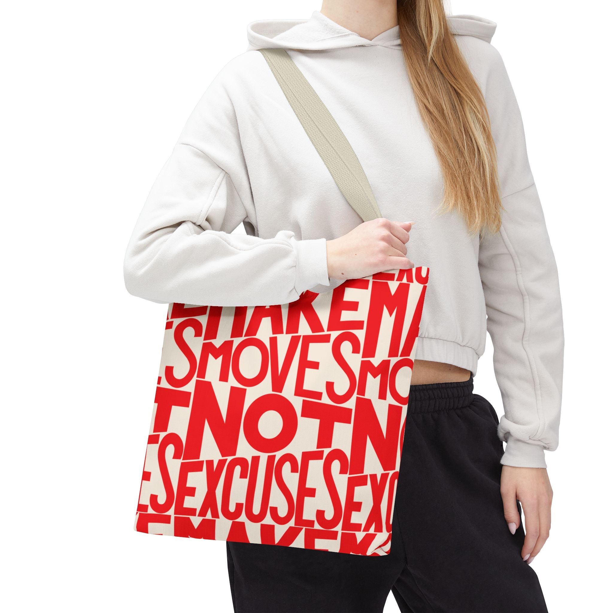 Make Moves, Not Excuses Eco-Friendly Shopping Bag