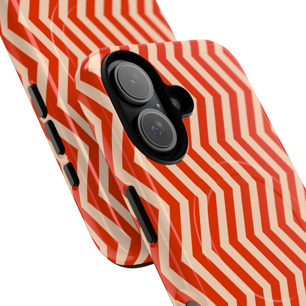 Red Chevron Tough Mag Case