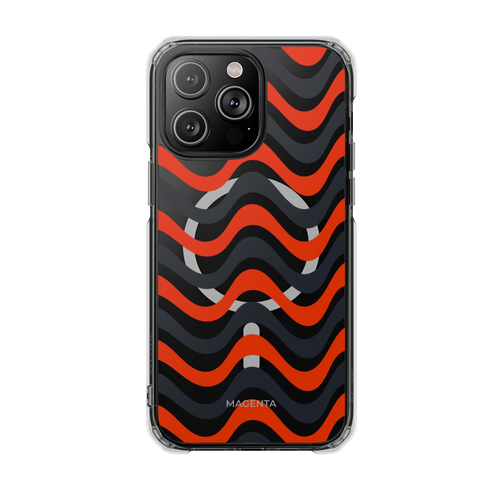 Black & Red Waves