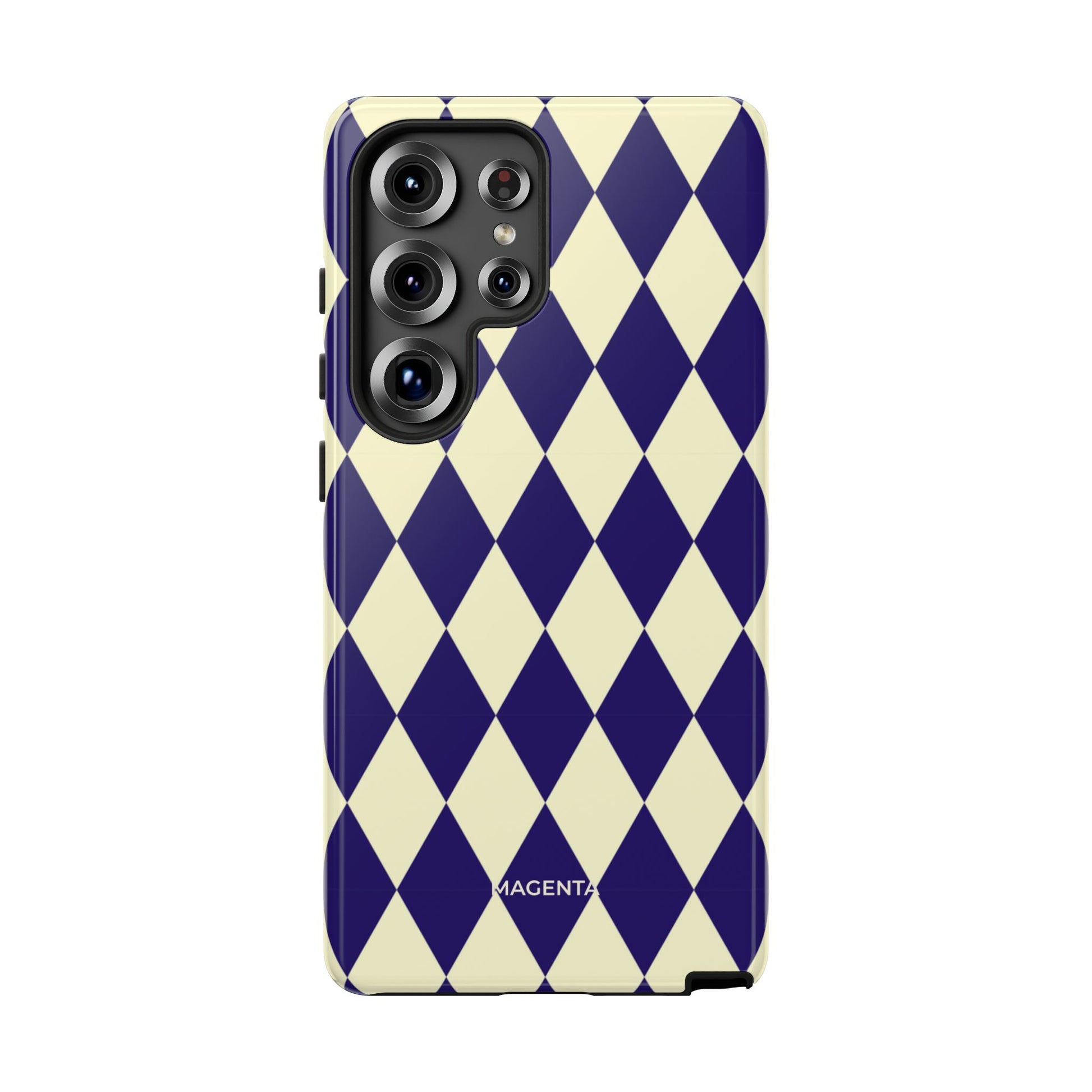 ์Navy & Cream Geometric Tough Case