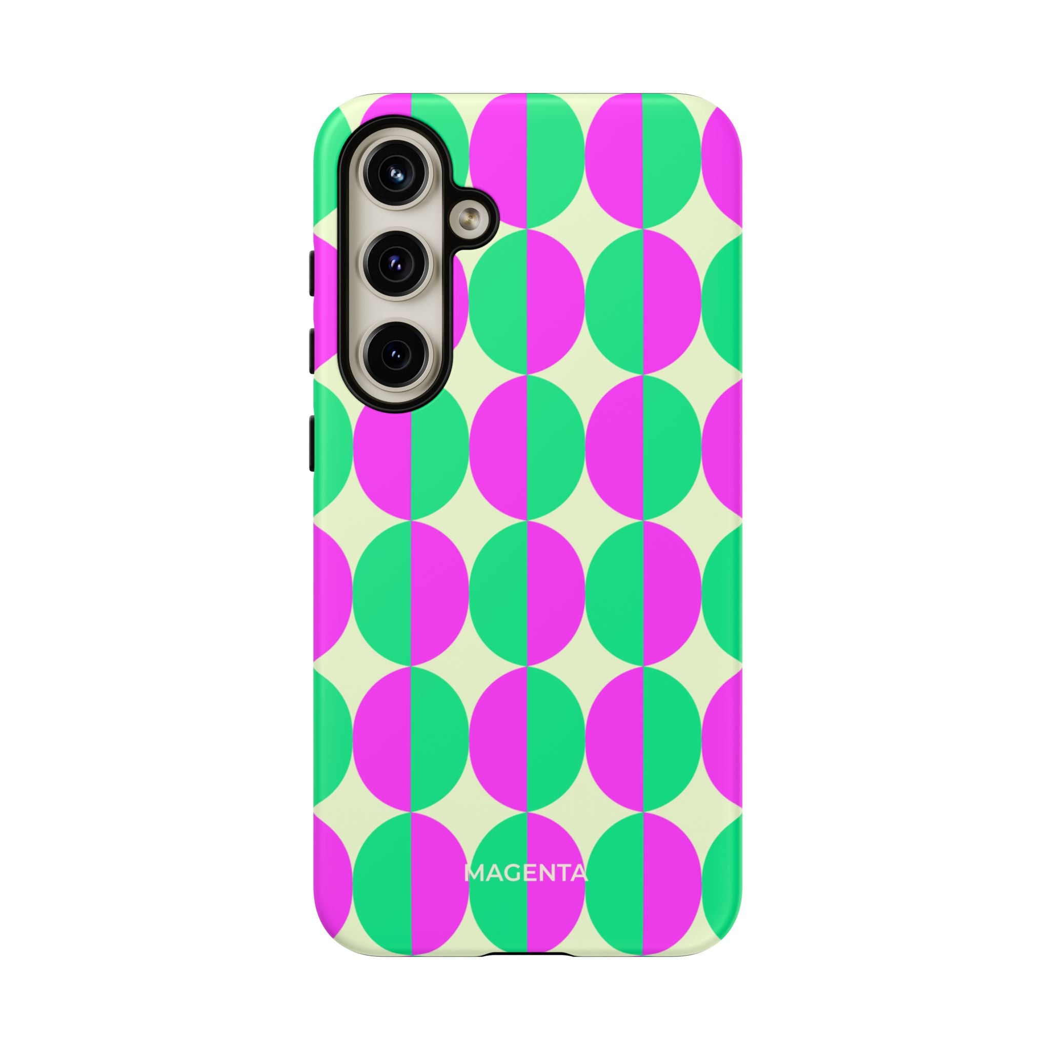 Purple Green Circle Tough Case
