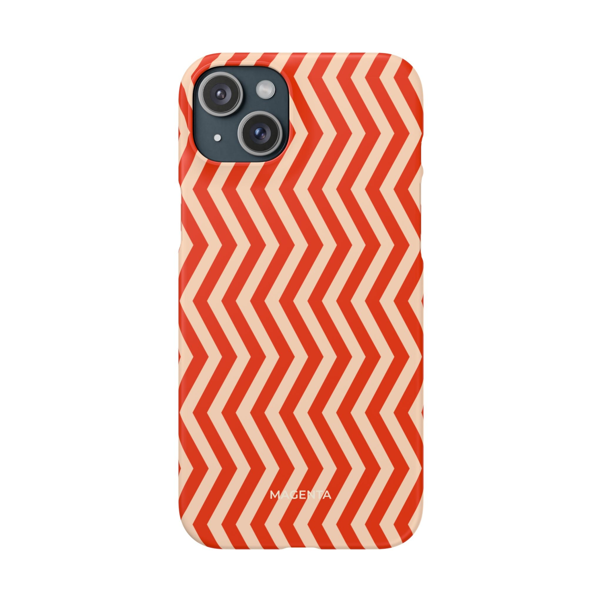Red Chevron Snap Case