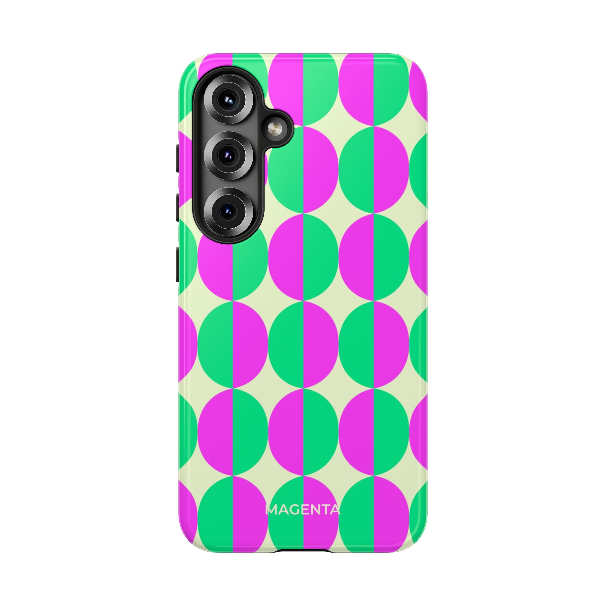 Purple Green Circle Tough Case