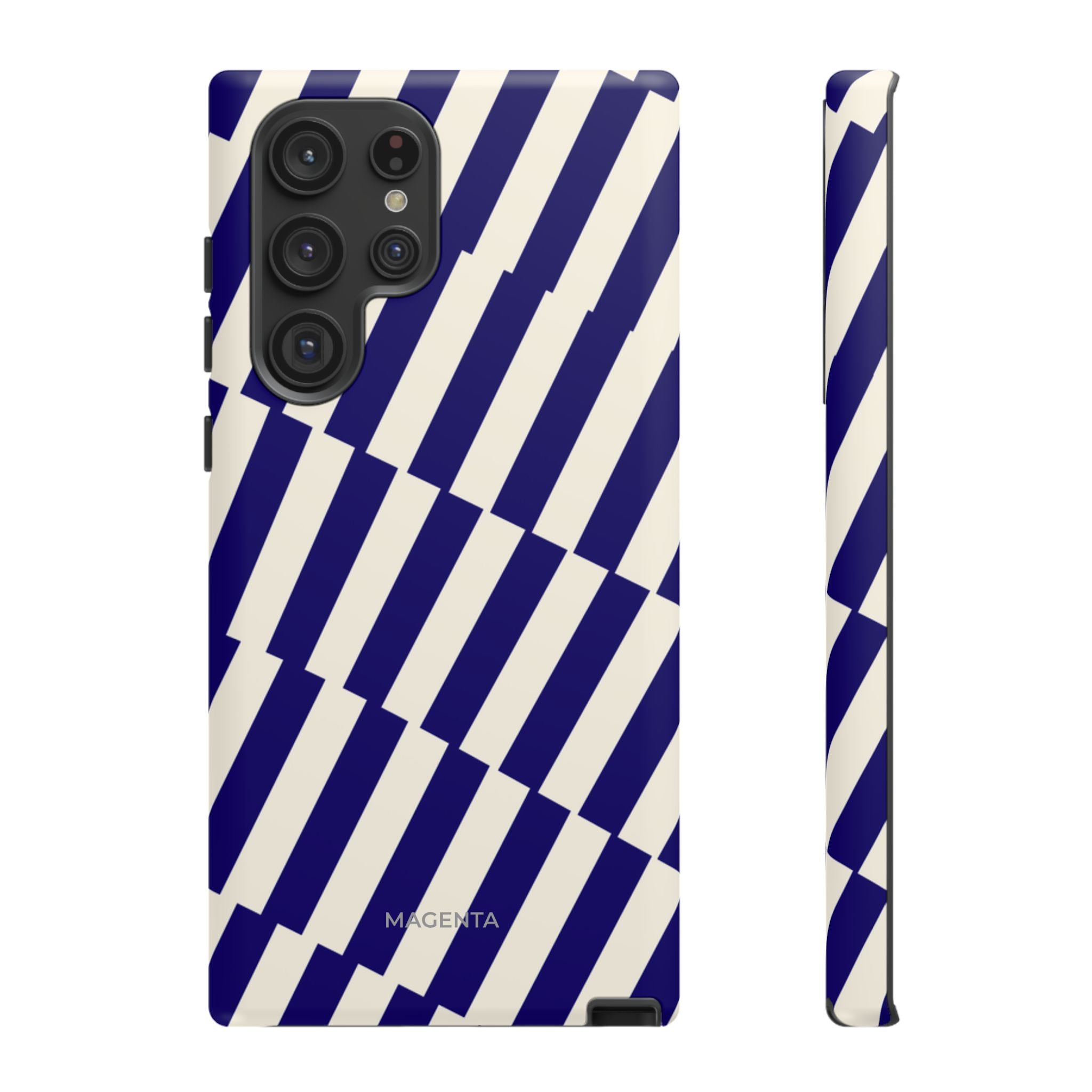 Deep Blue Crosswalk Tough Case