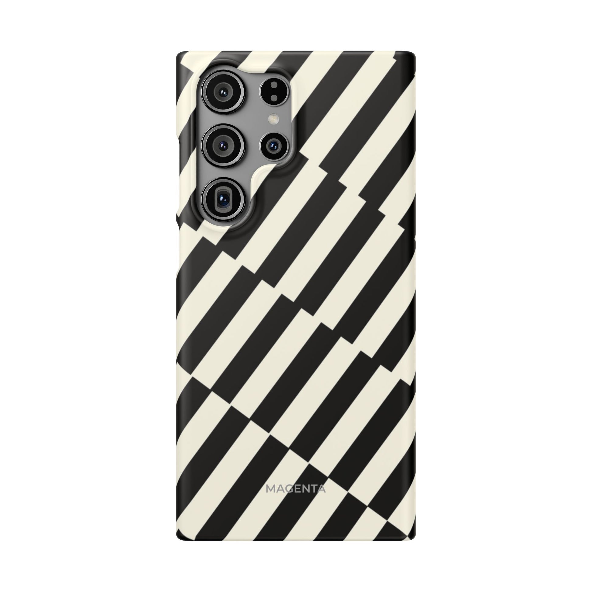 Black & White Crosswalk Snap Case