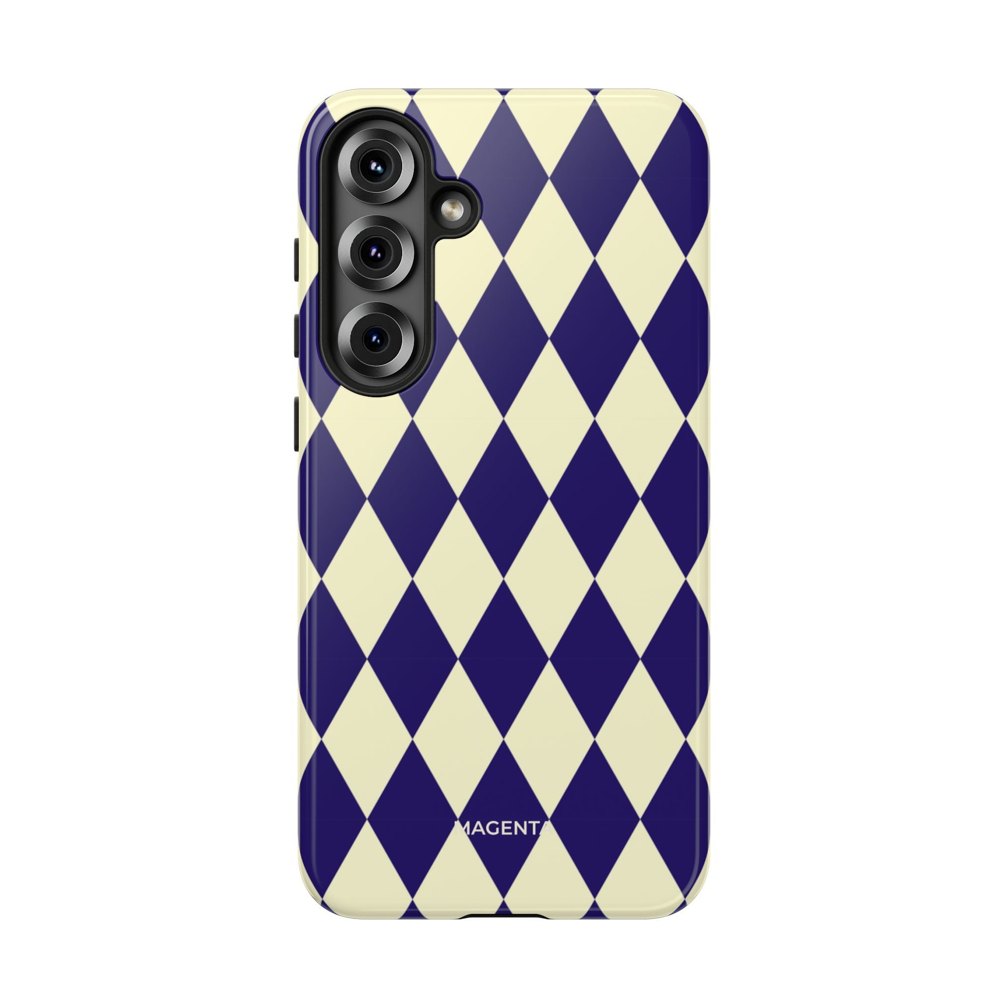์Navy & Cream Geometric Tough Case