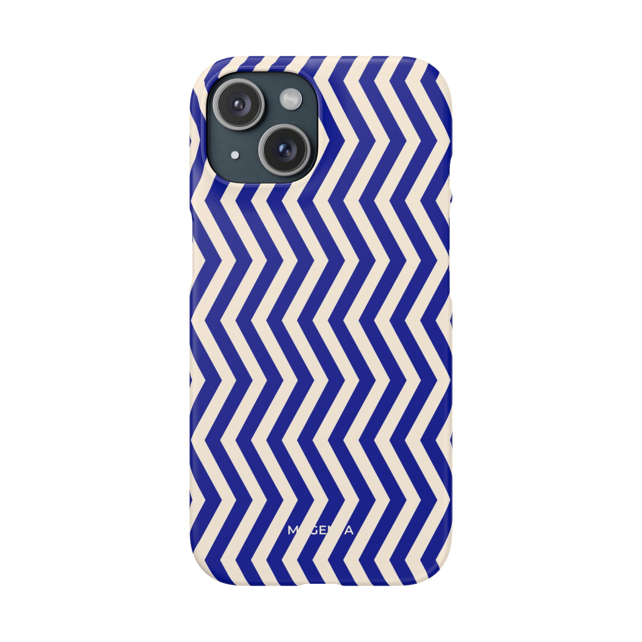Blue Chevron Snap Case