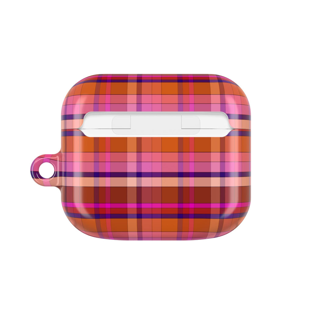 Blush Tartan Plaid AirPods Gen 3 Case