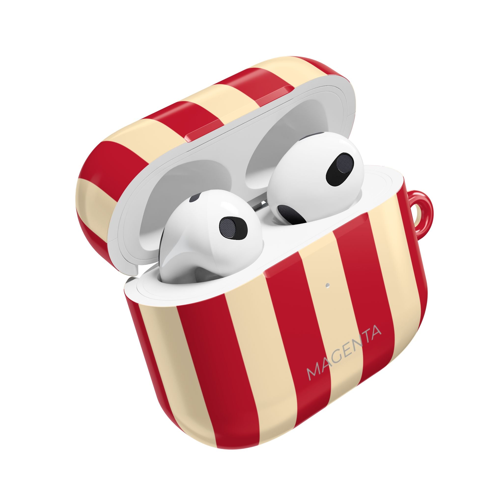 Red & Off White Stripes AirPods Gen 3 Case