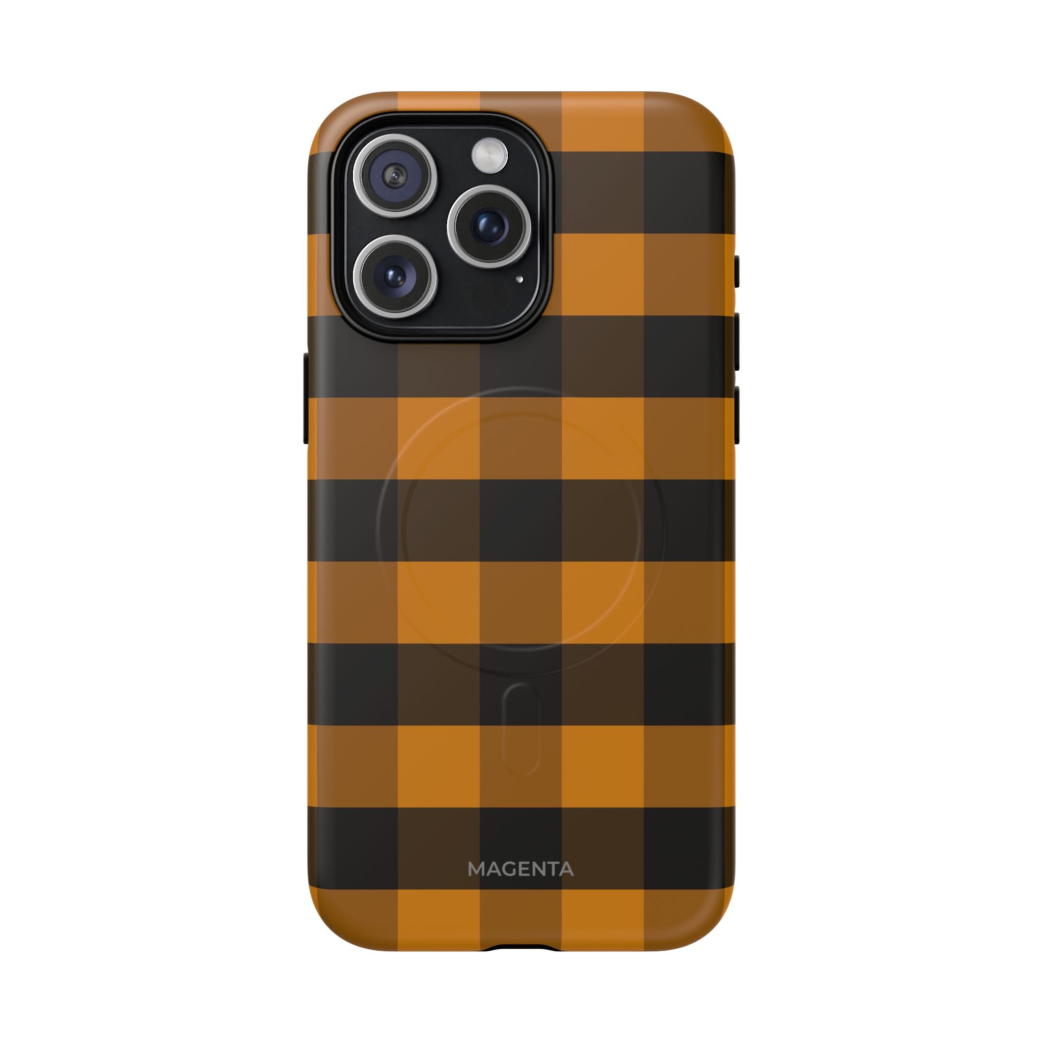 Golden Plaid Tough Mag Case