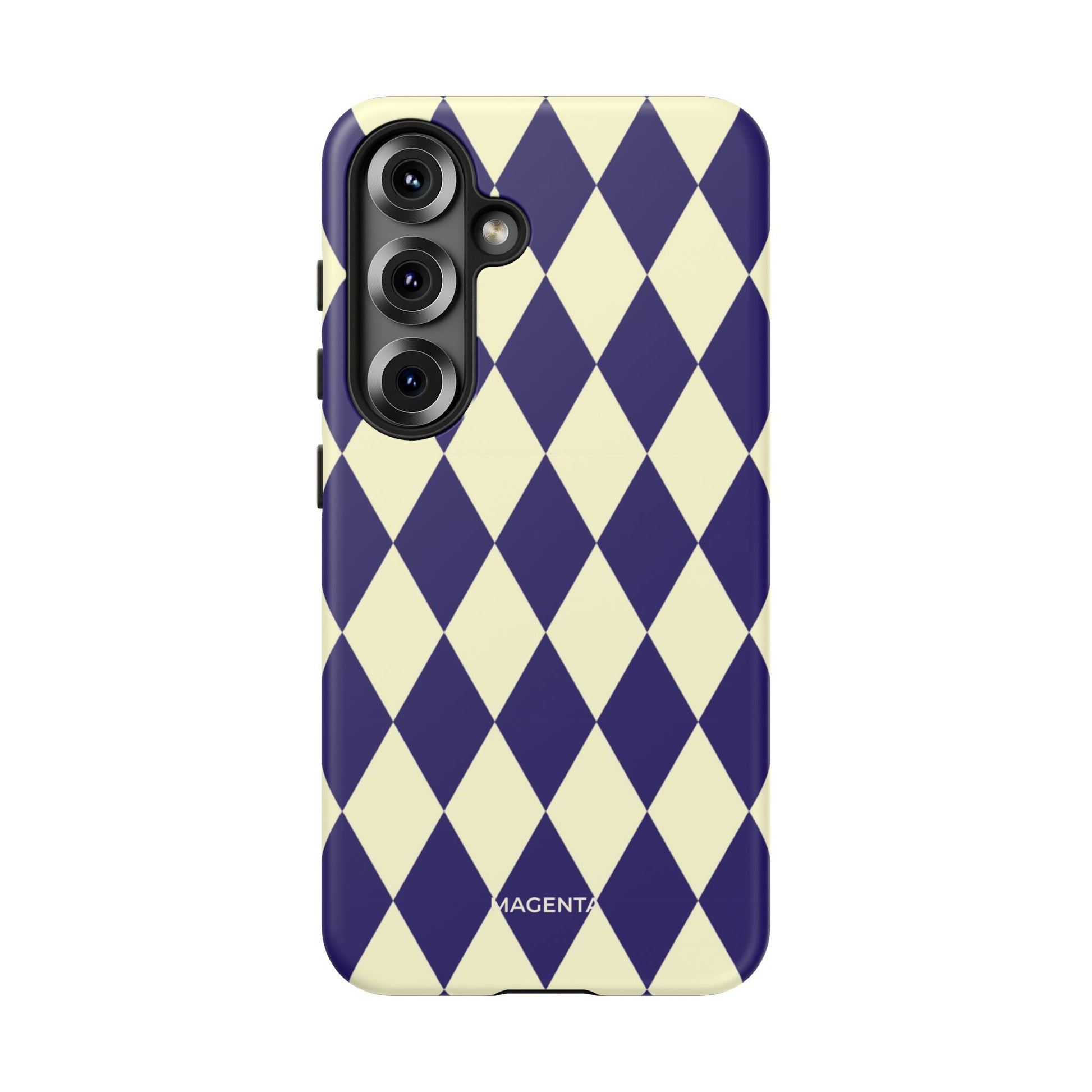 ์Navy & Cream Geometric Tough Case