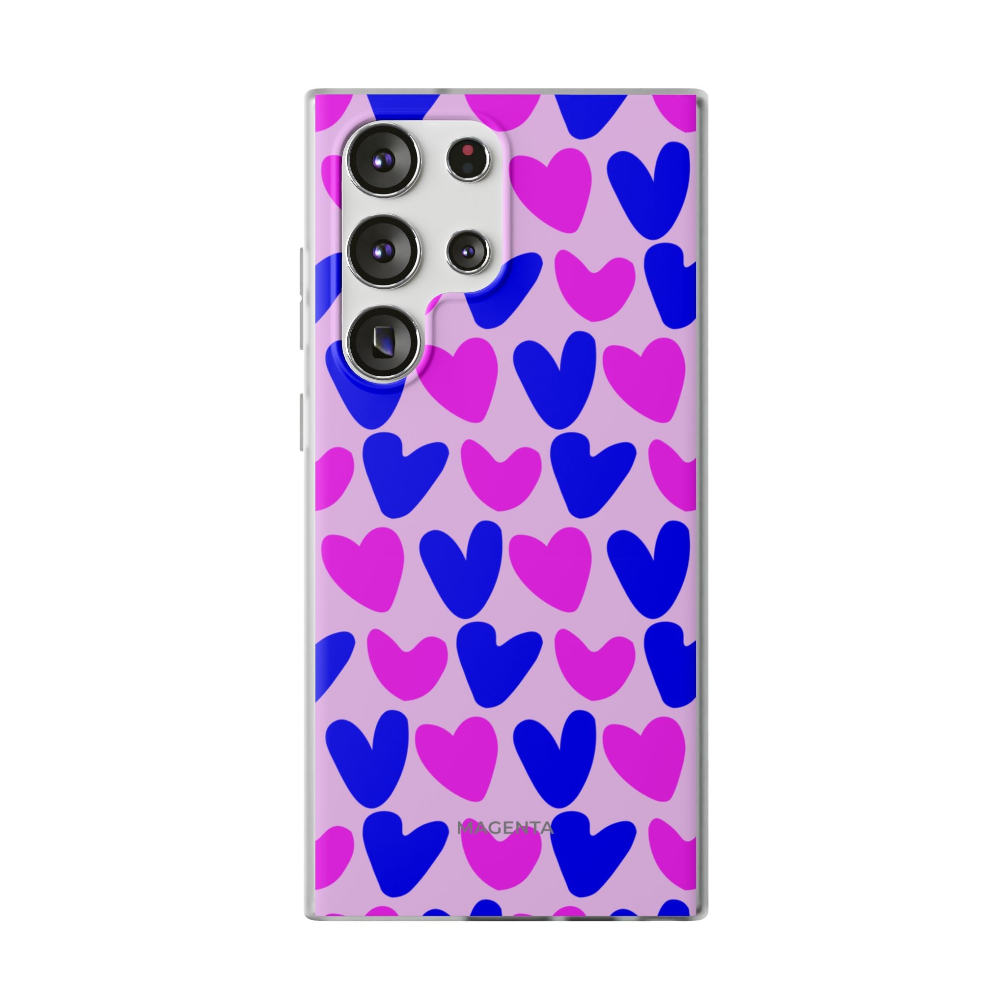 Neon Pop Hearts Flexi Case