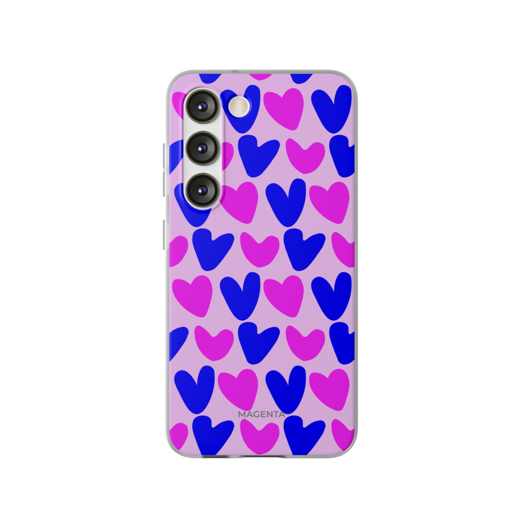 Neon Pop Hearts Flexi Case