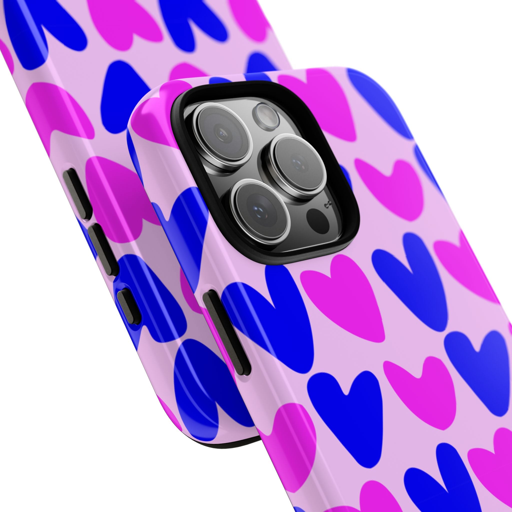 Neon Pop Hearts Tough Case