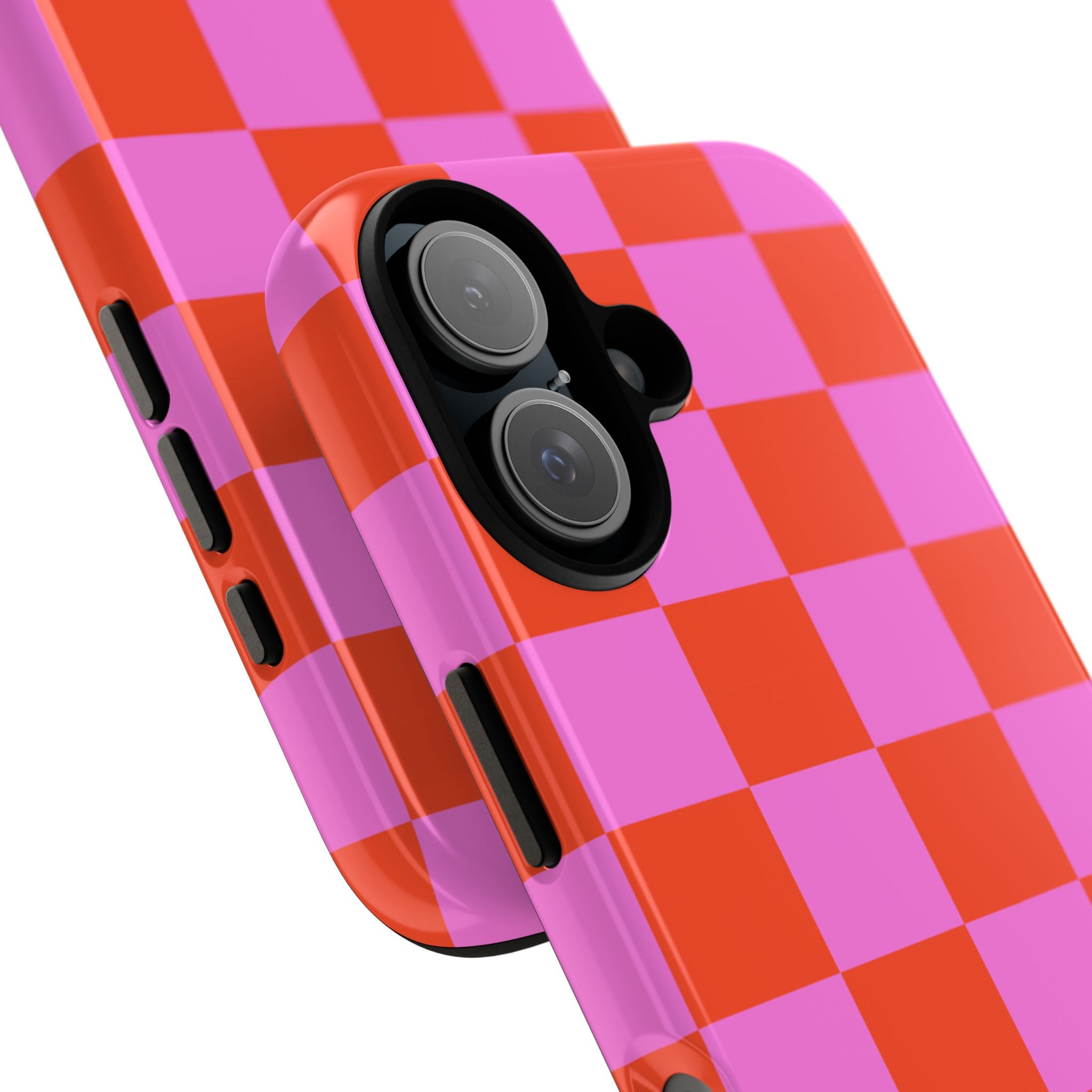 Pink & Orange Checkmate Tough Case
