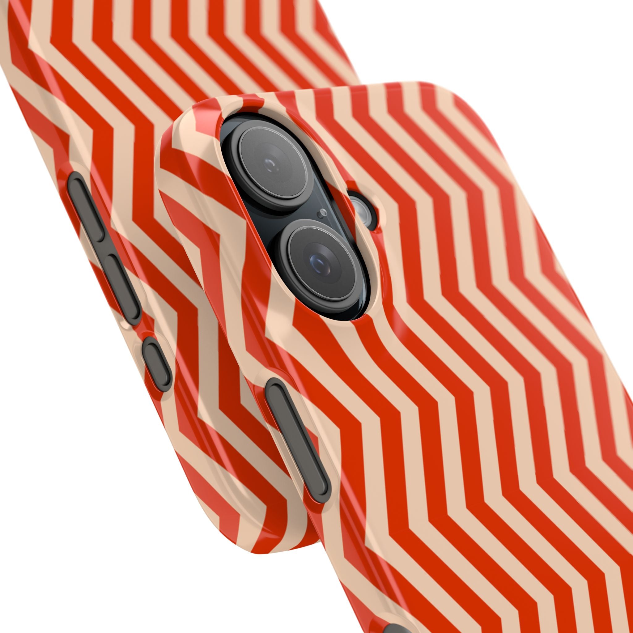 Red Chevron Snap Case