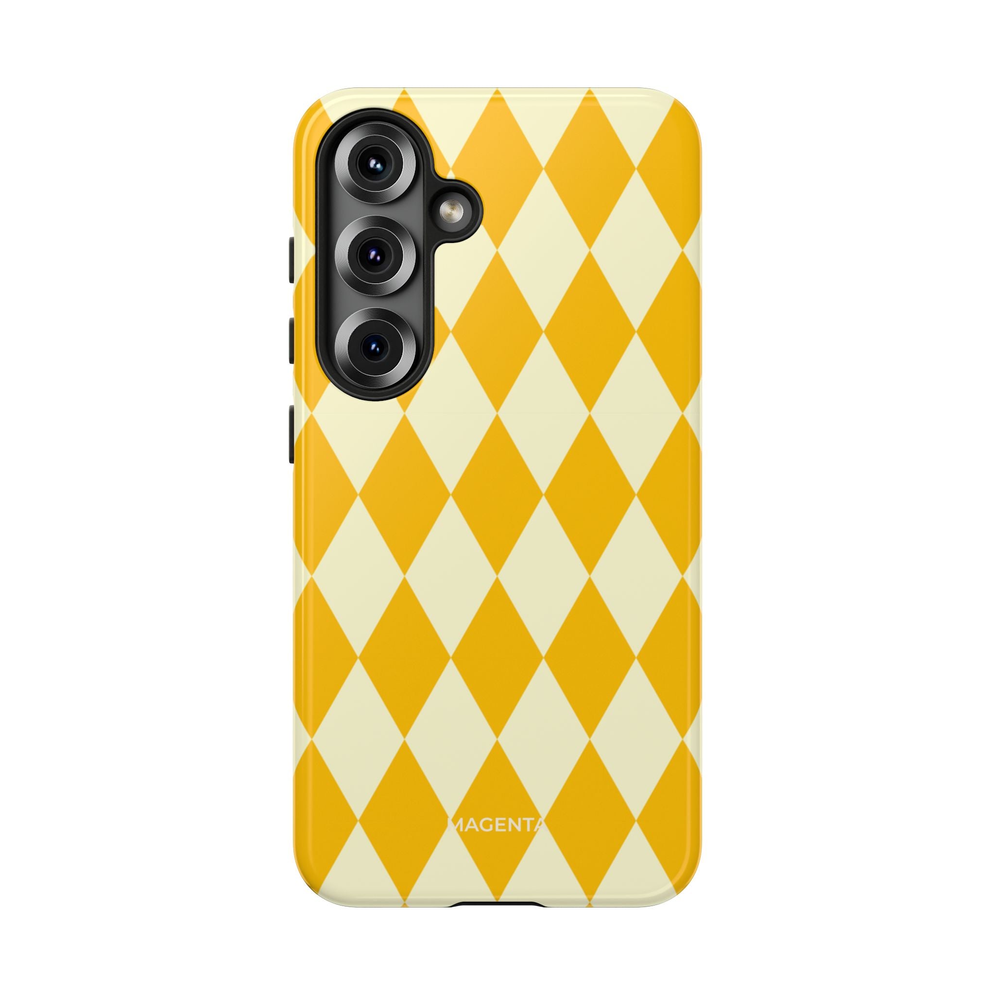 Yellow & Cream Geometric Tough Case