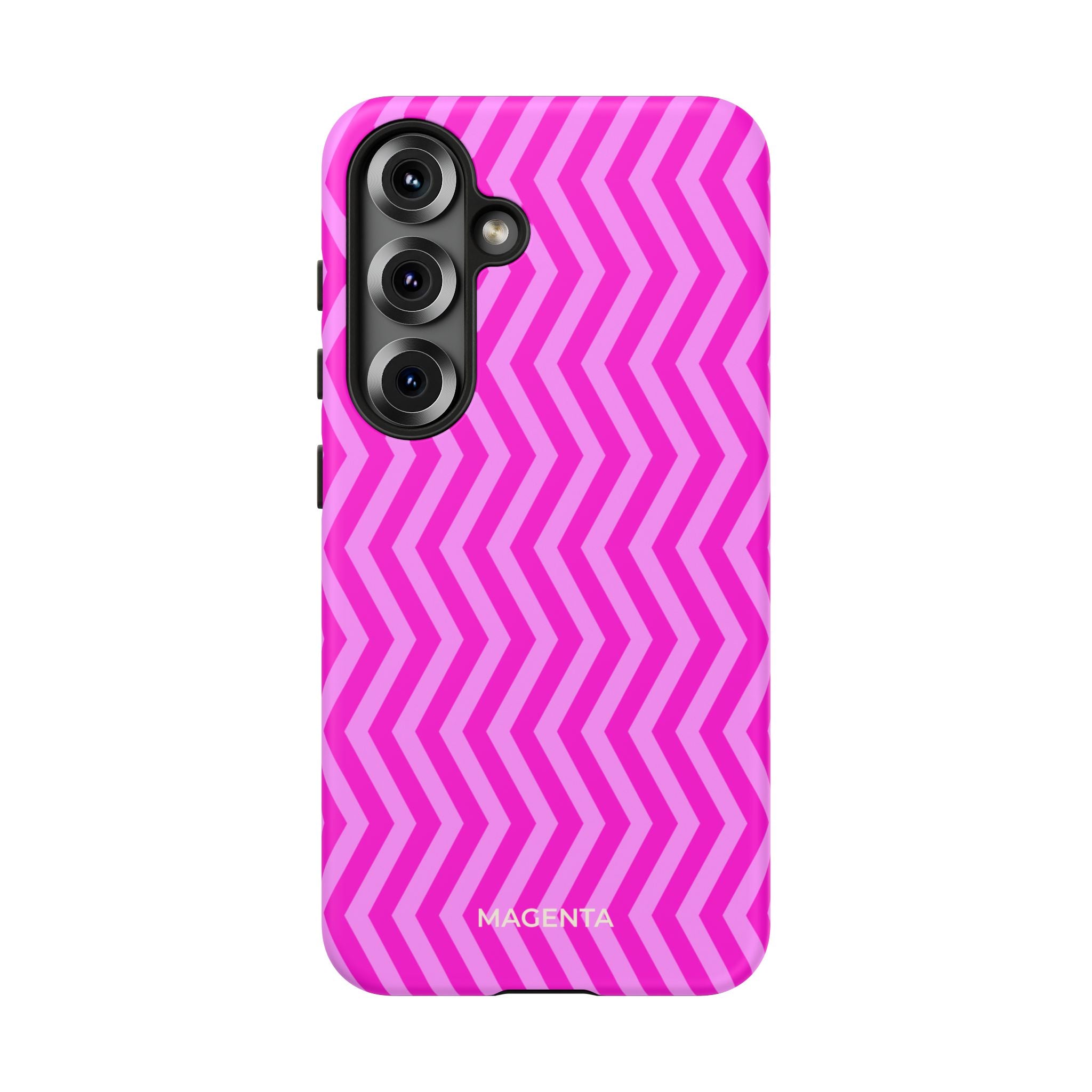Magenta Zig Zag Tough Case