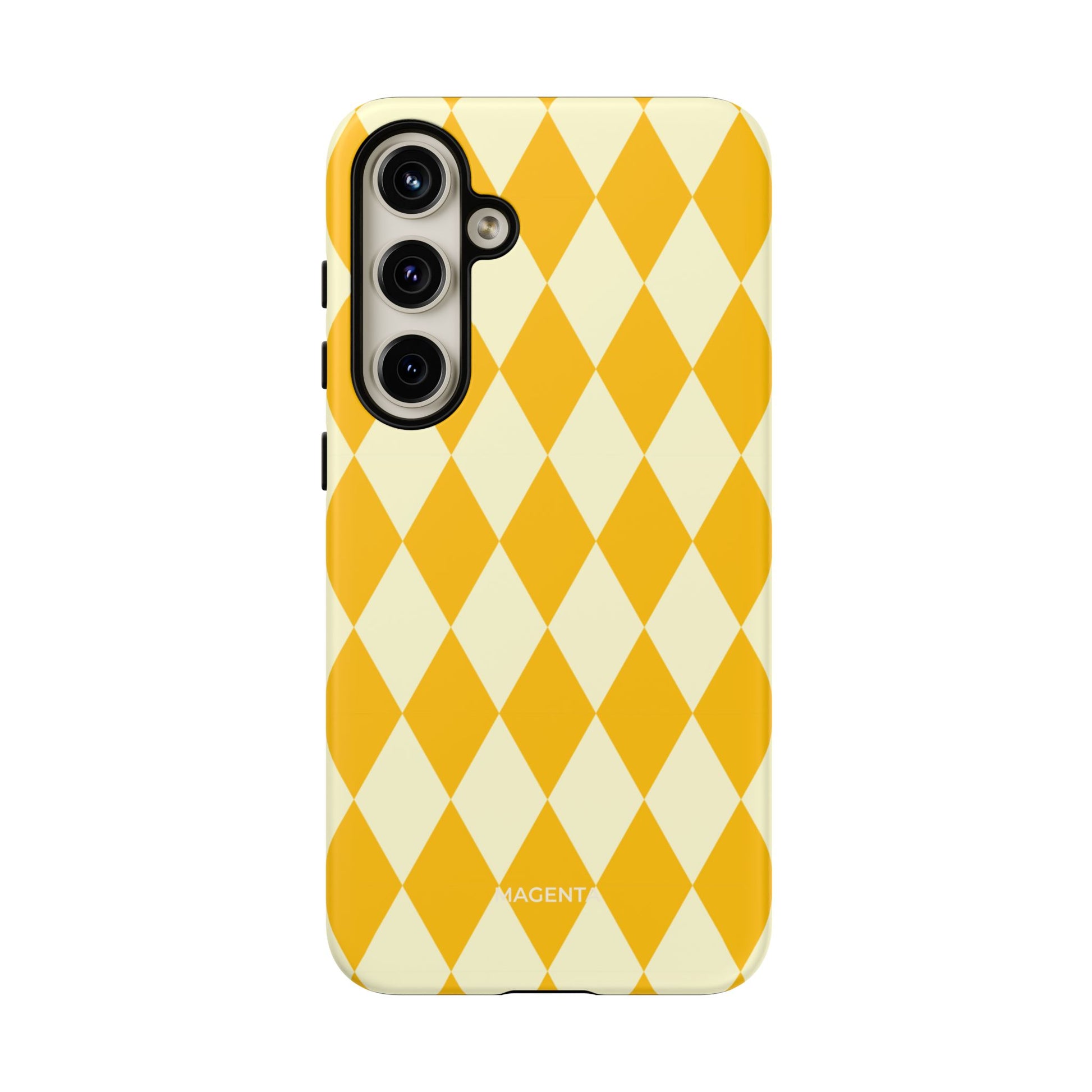 Yellow & Cream Geometric Tough Case