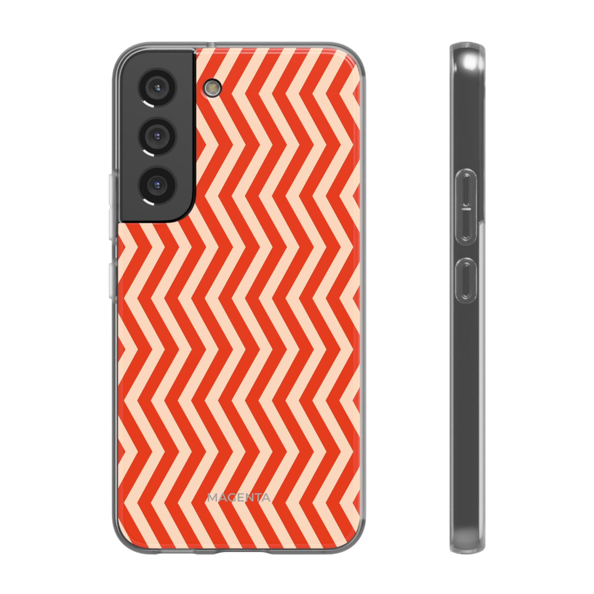 Red Zig Zag Flexi Case