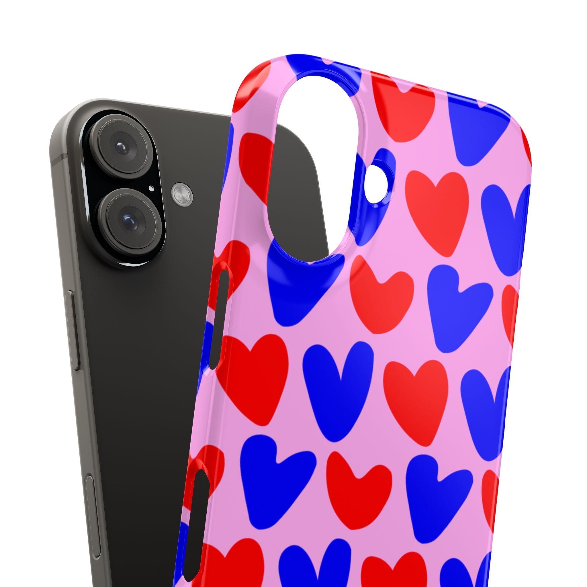 Zesty Hearts Snap Case
