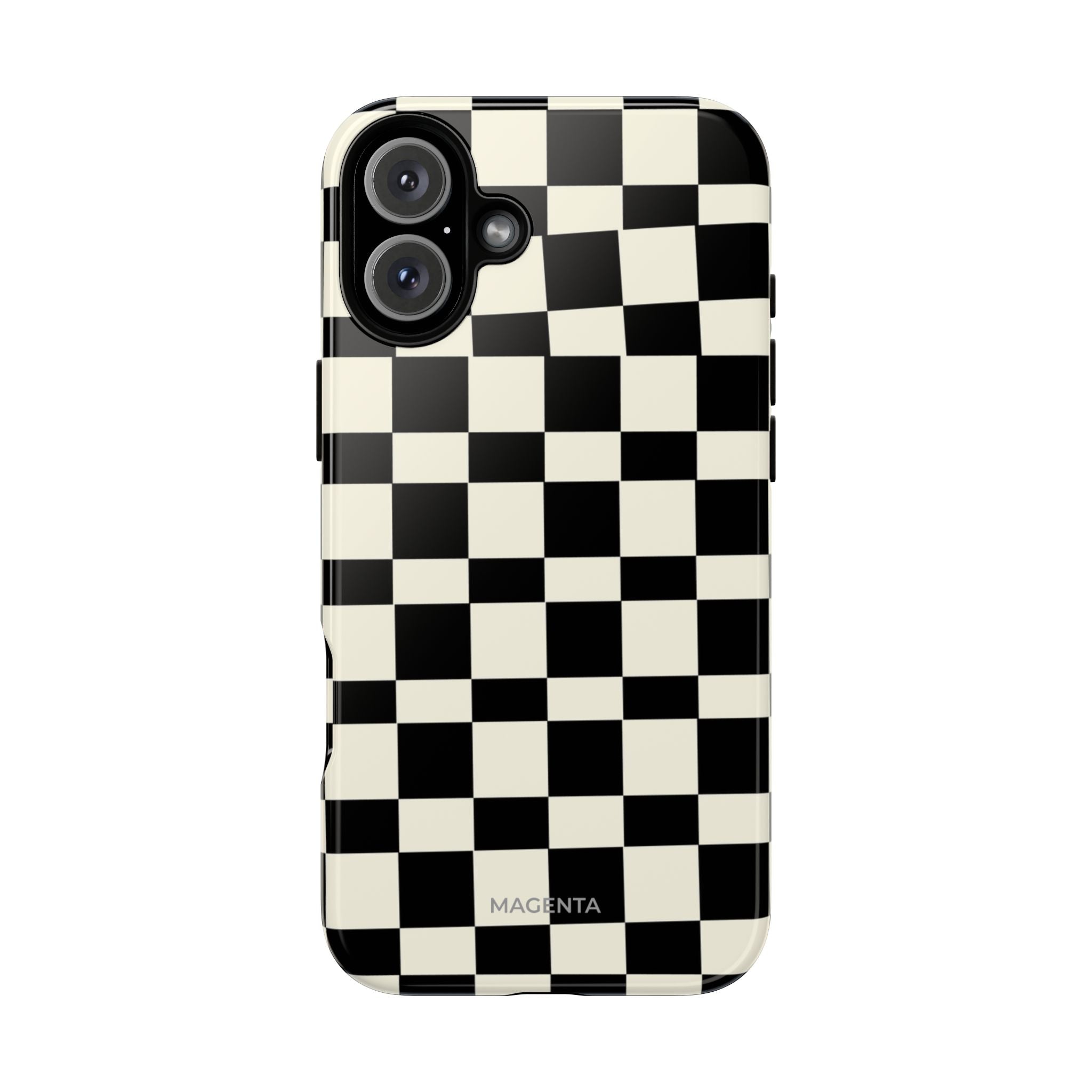 Black & White Check Tough Case