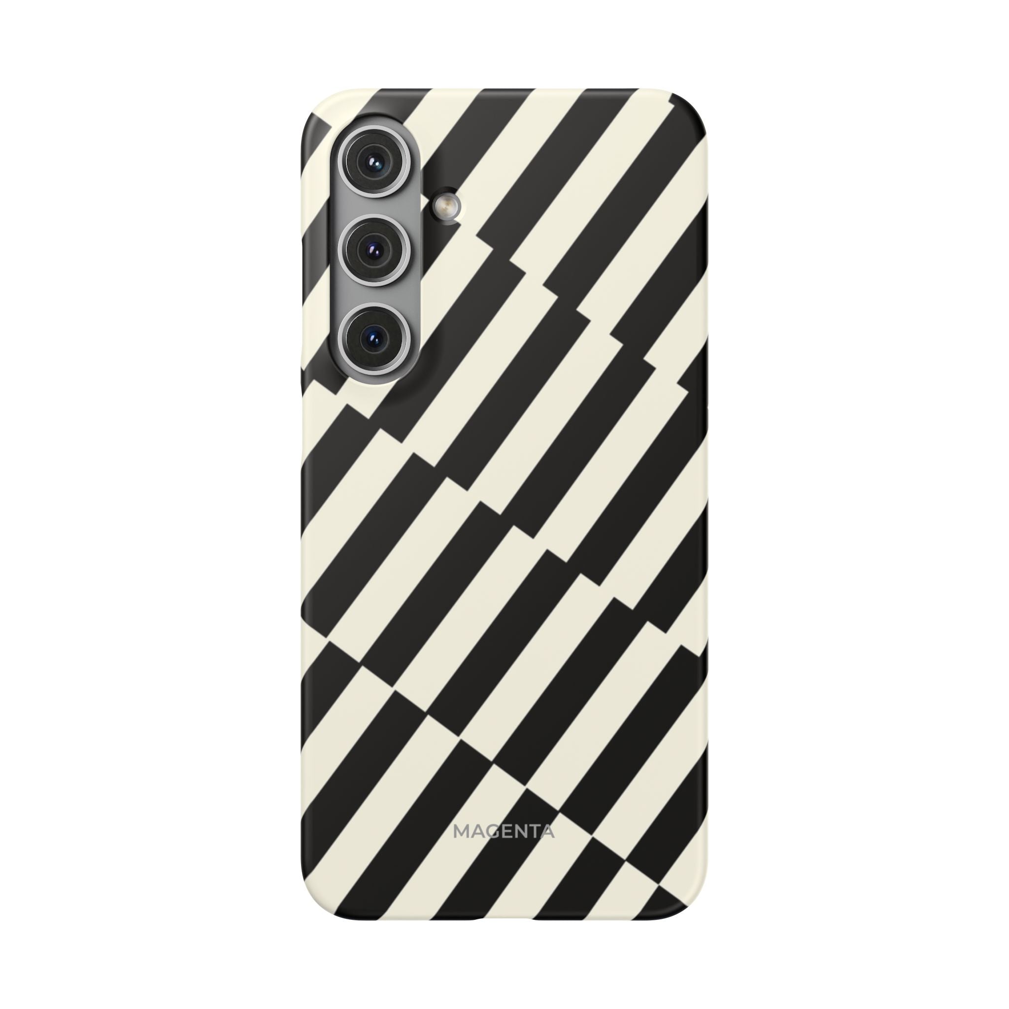 Black & White Crosswalk Snap Case