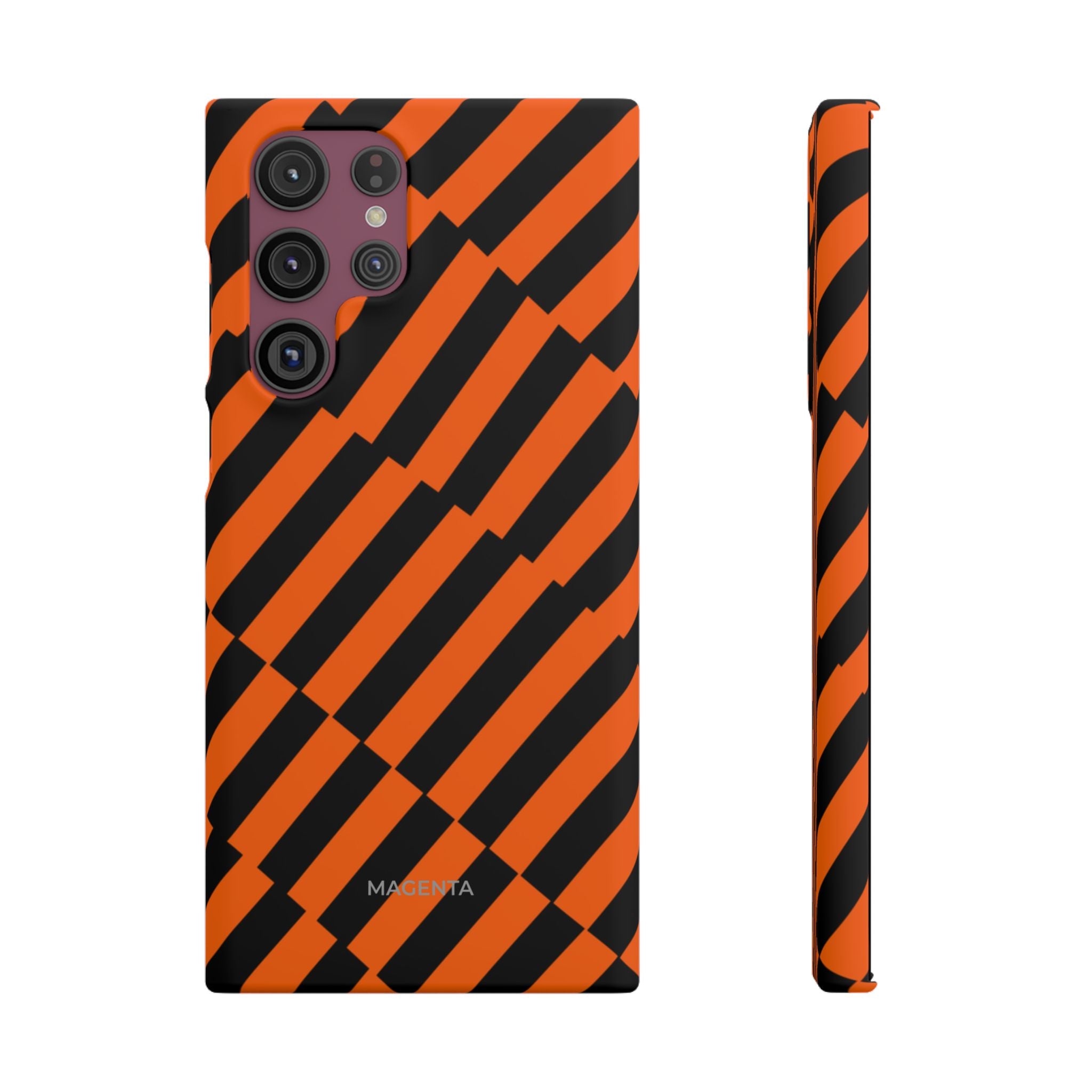 Pumpkin Stripes Snap Case