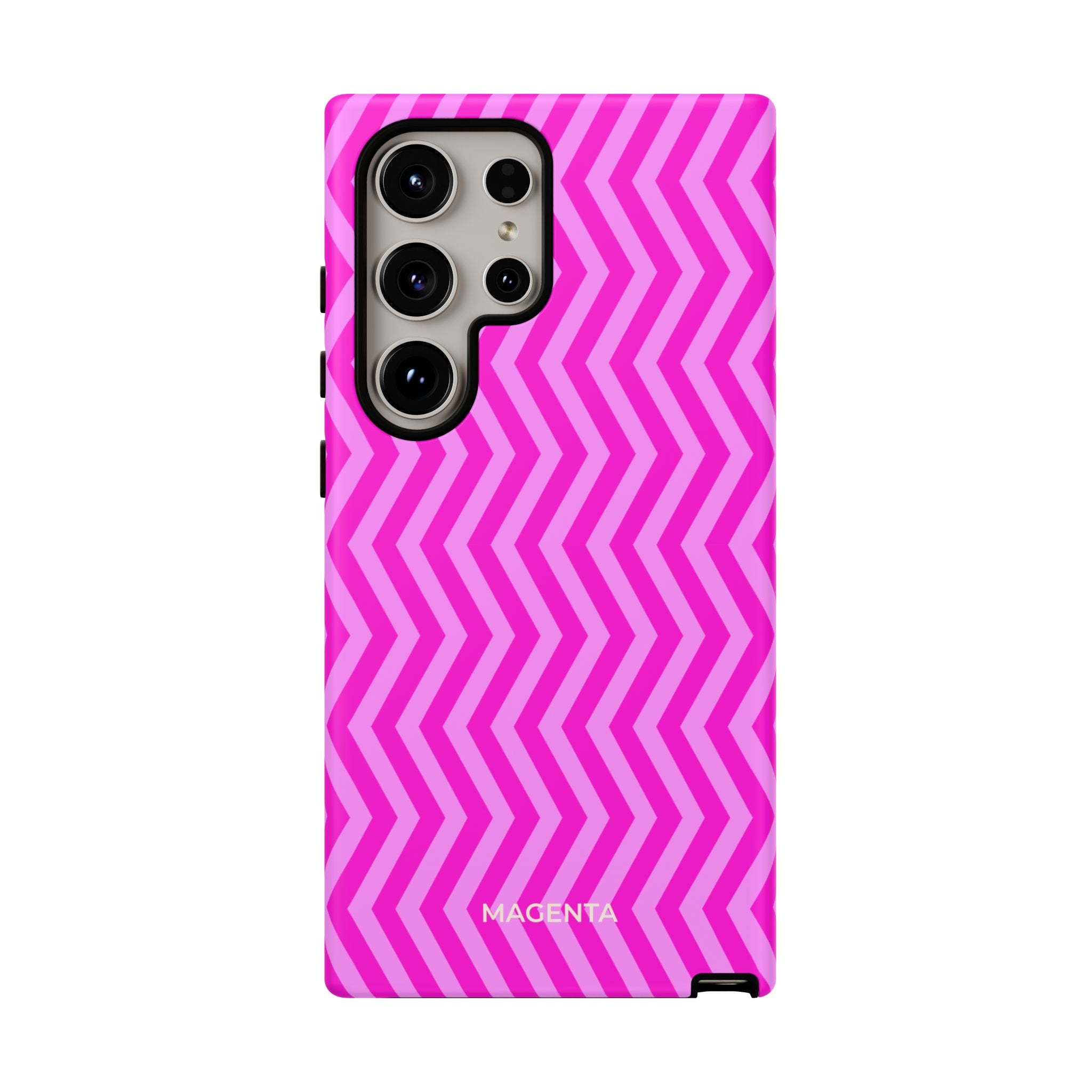 Magenta Zig Zag Tough Case
