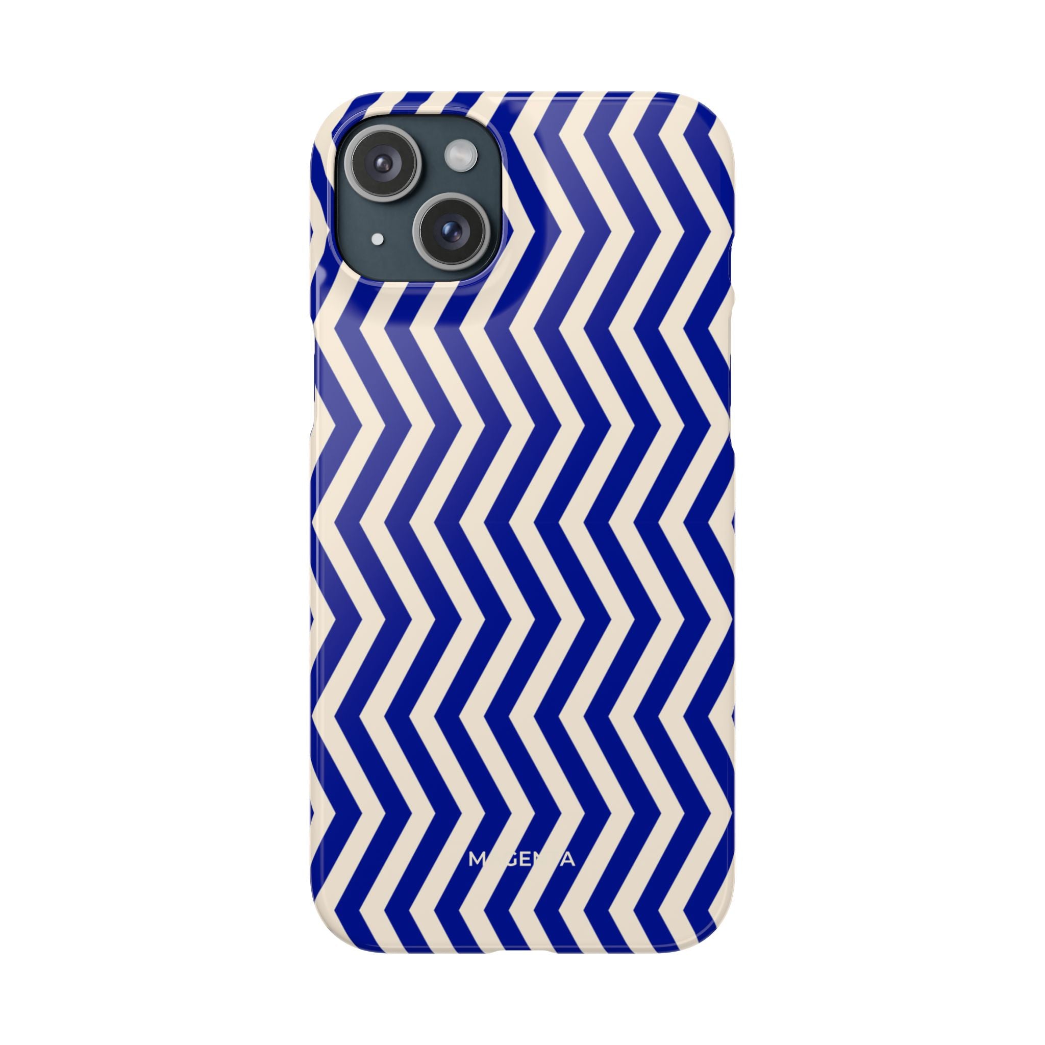 Blue Chevron Snap Case