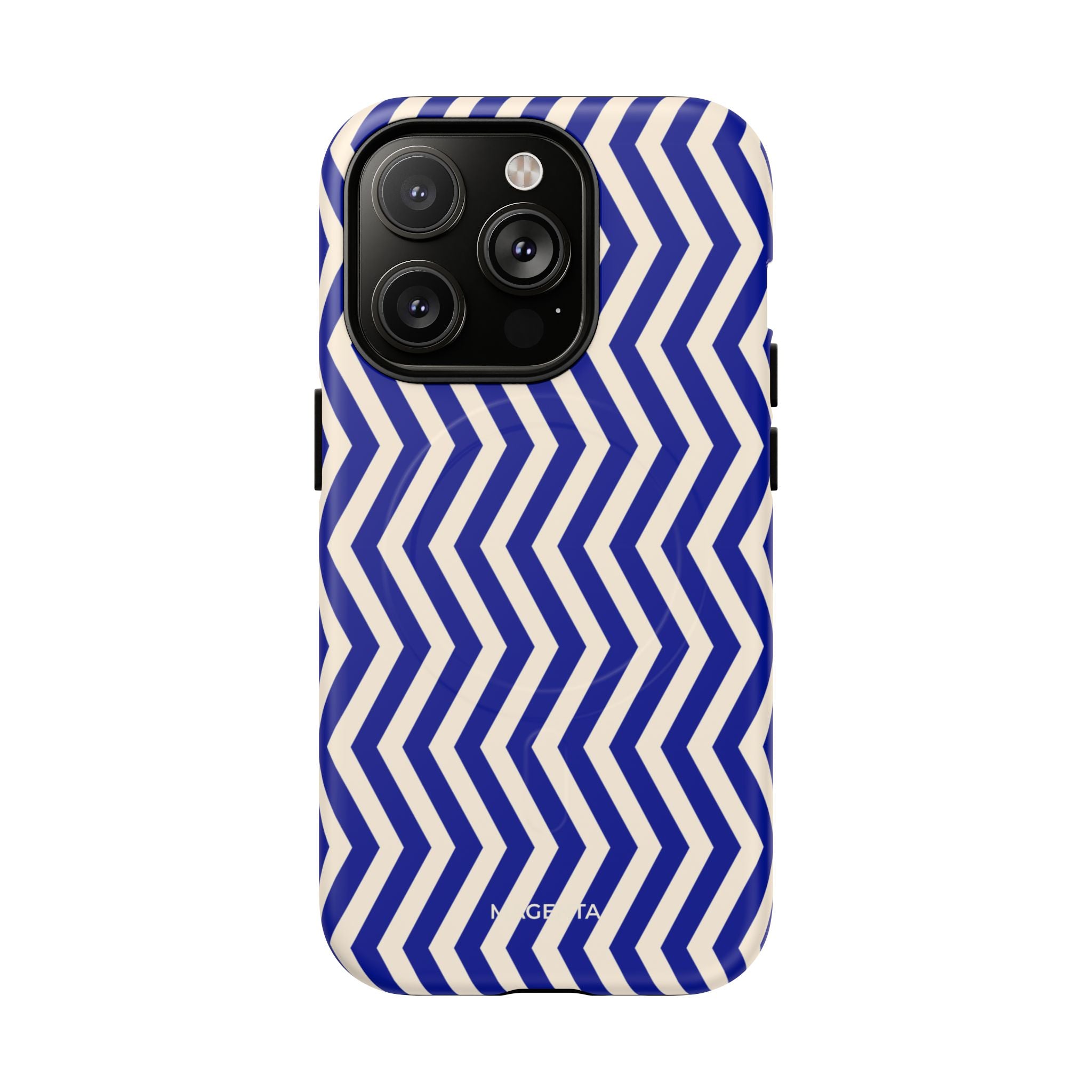 Blue Chevron Tough Mag Case
