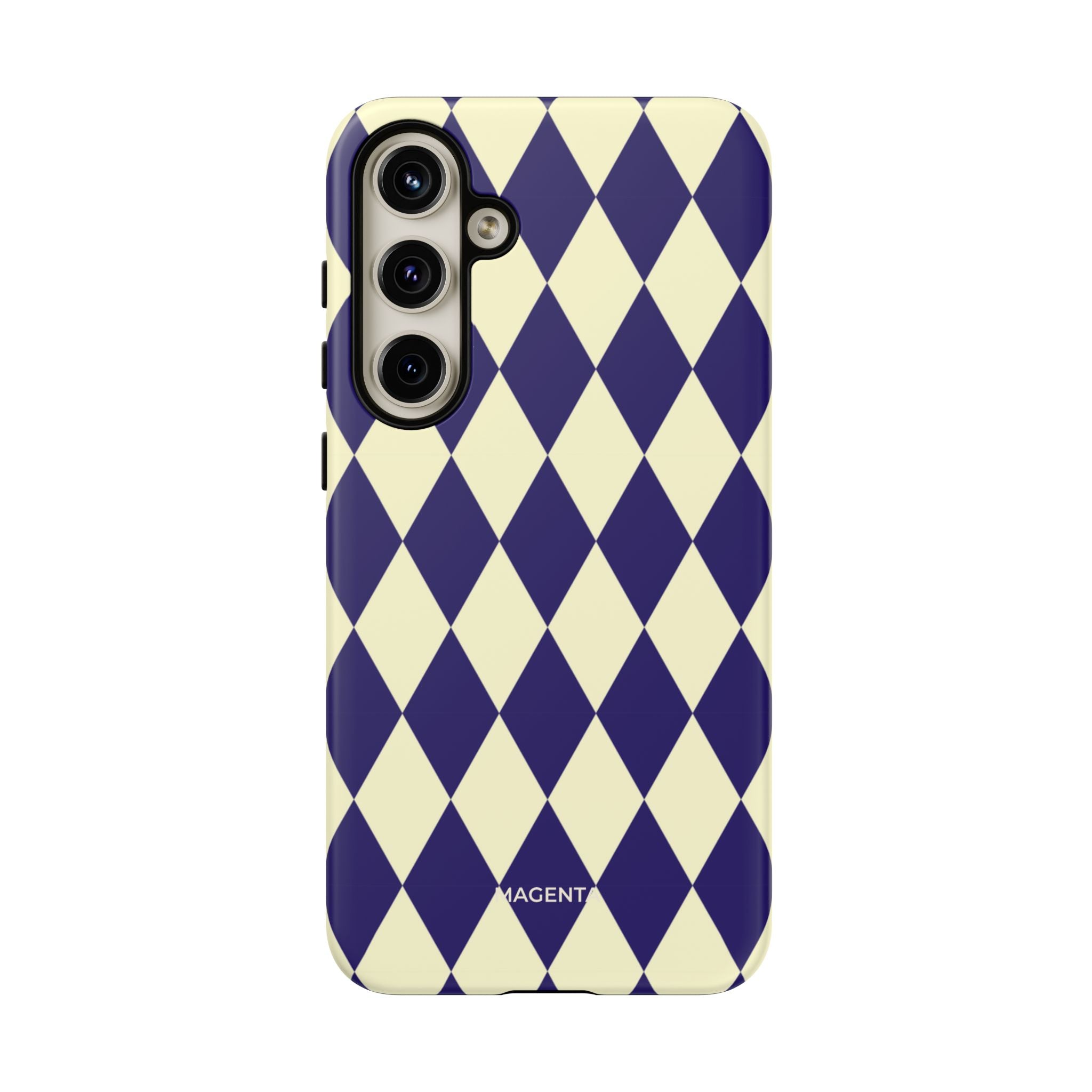 ์Navy & Cream Geometric Tough Case