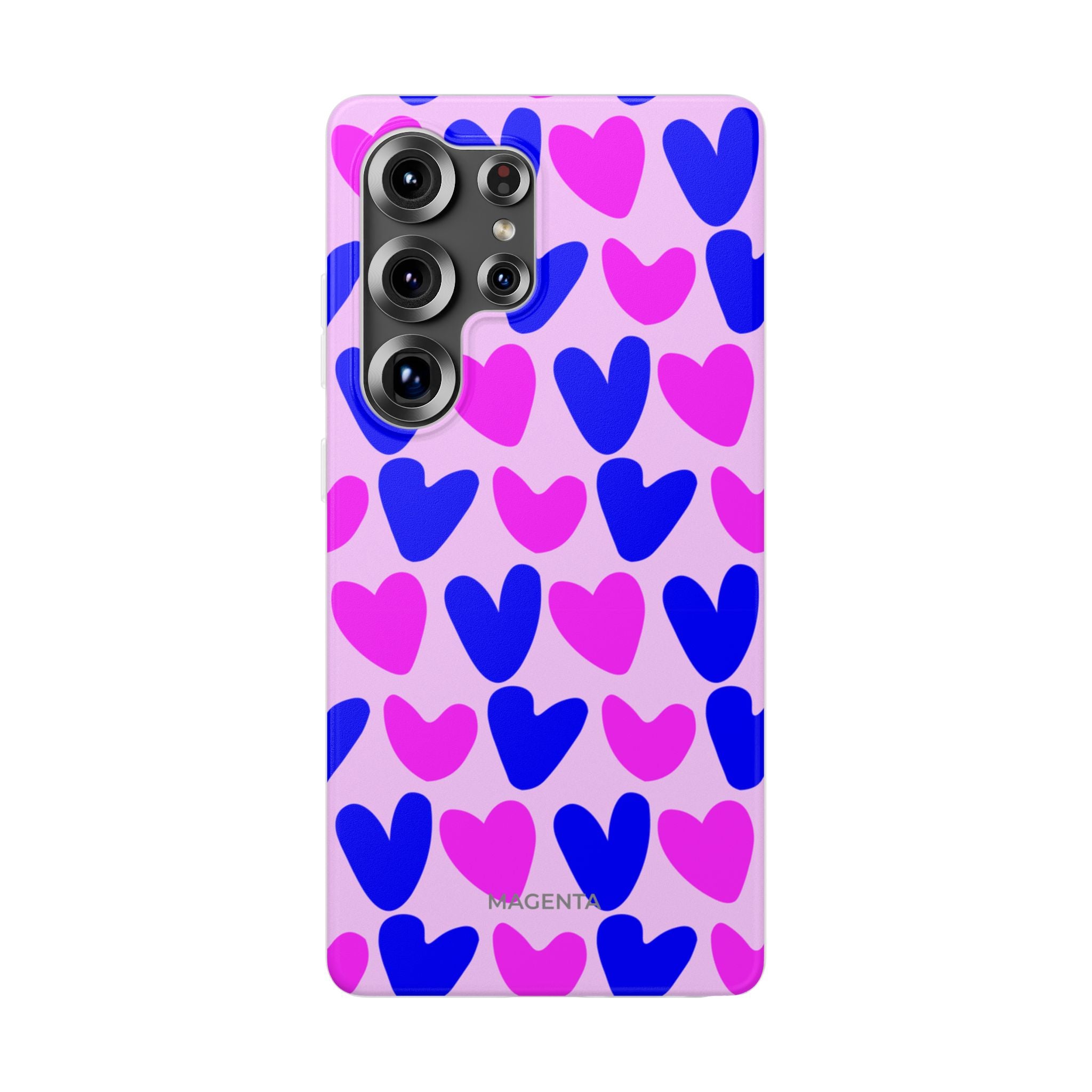 Neon Pop Hearts Flexi Case