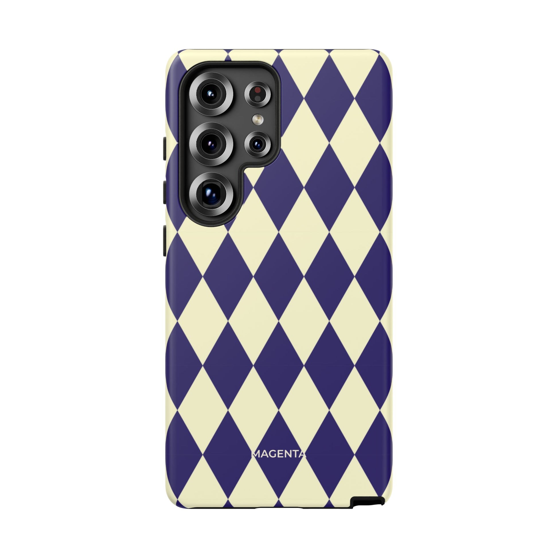 ์Navy & Cream Geometric Tough Case