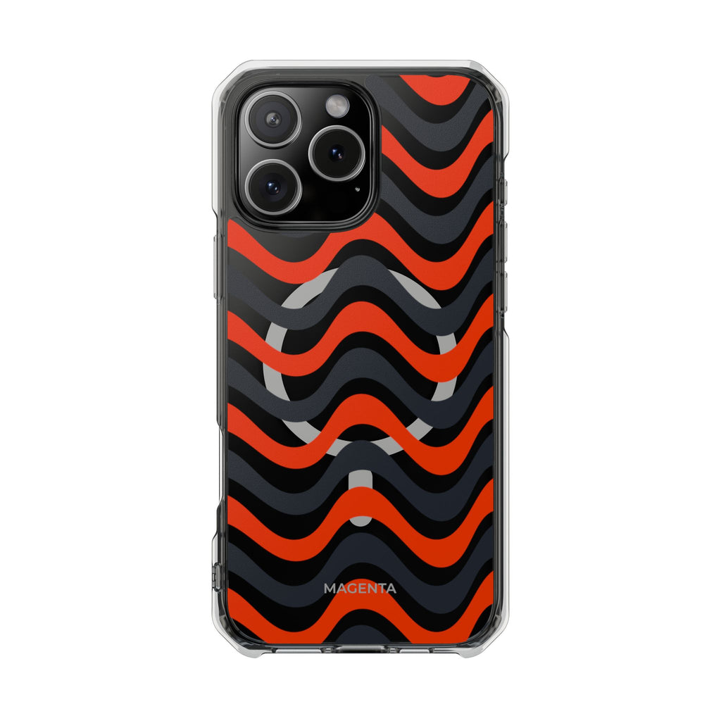 Black & Red Waves