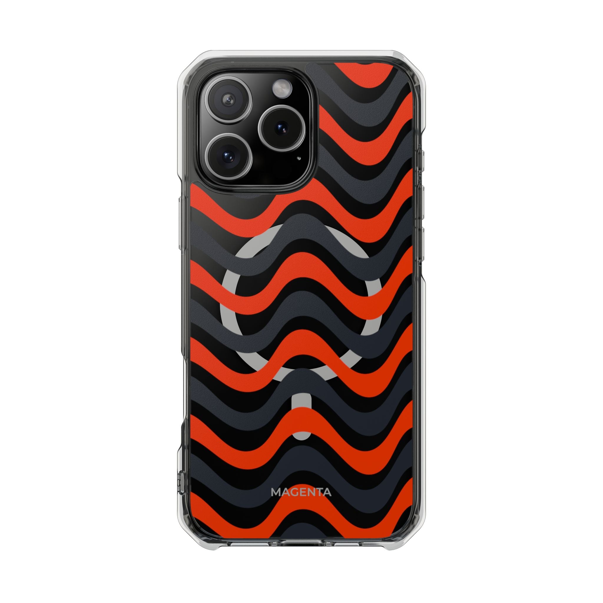 Black & Red Waves