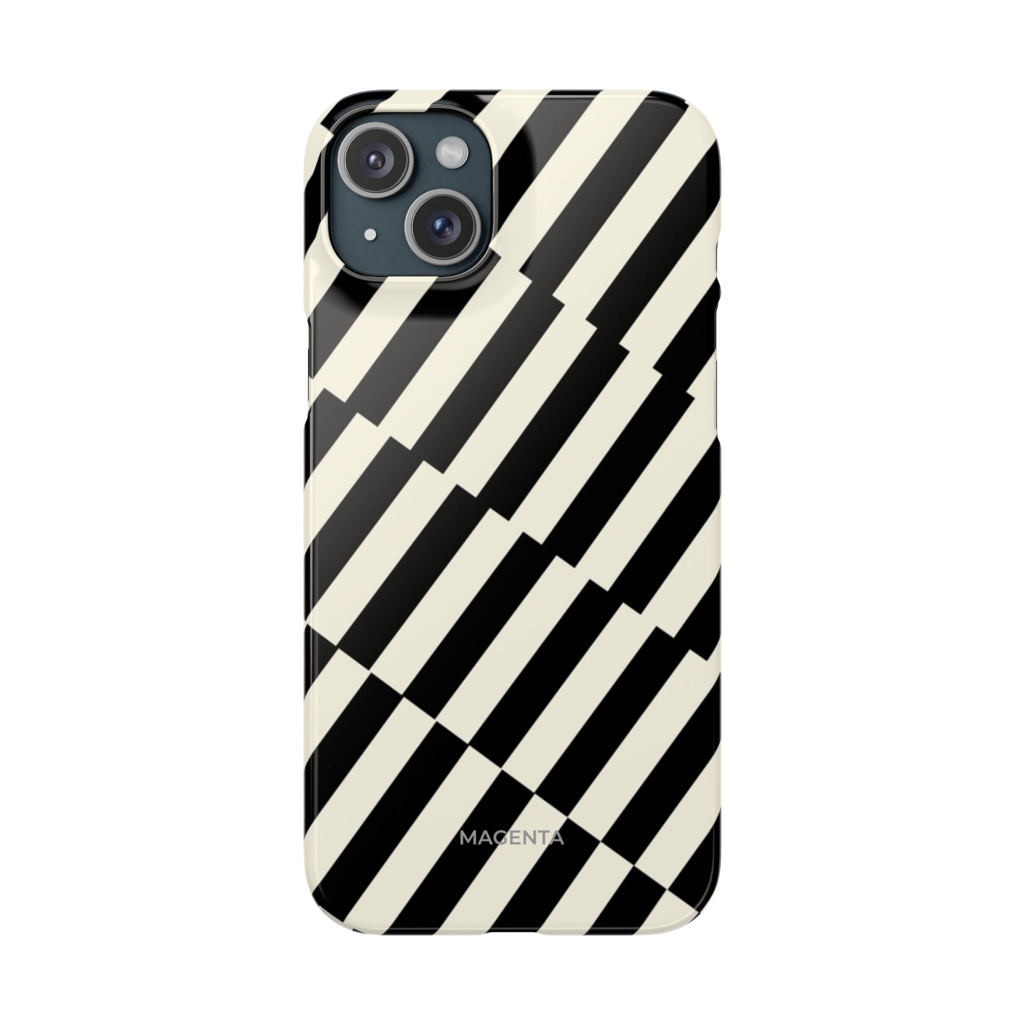 Black & White Crosswalk Snap Case
