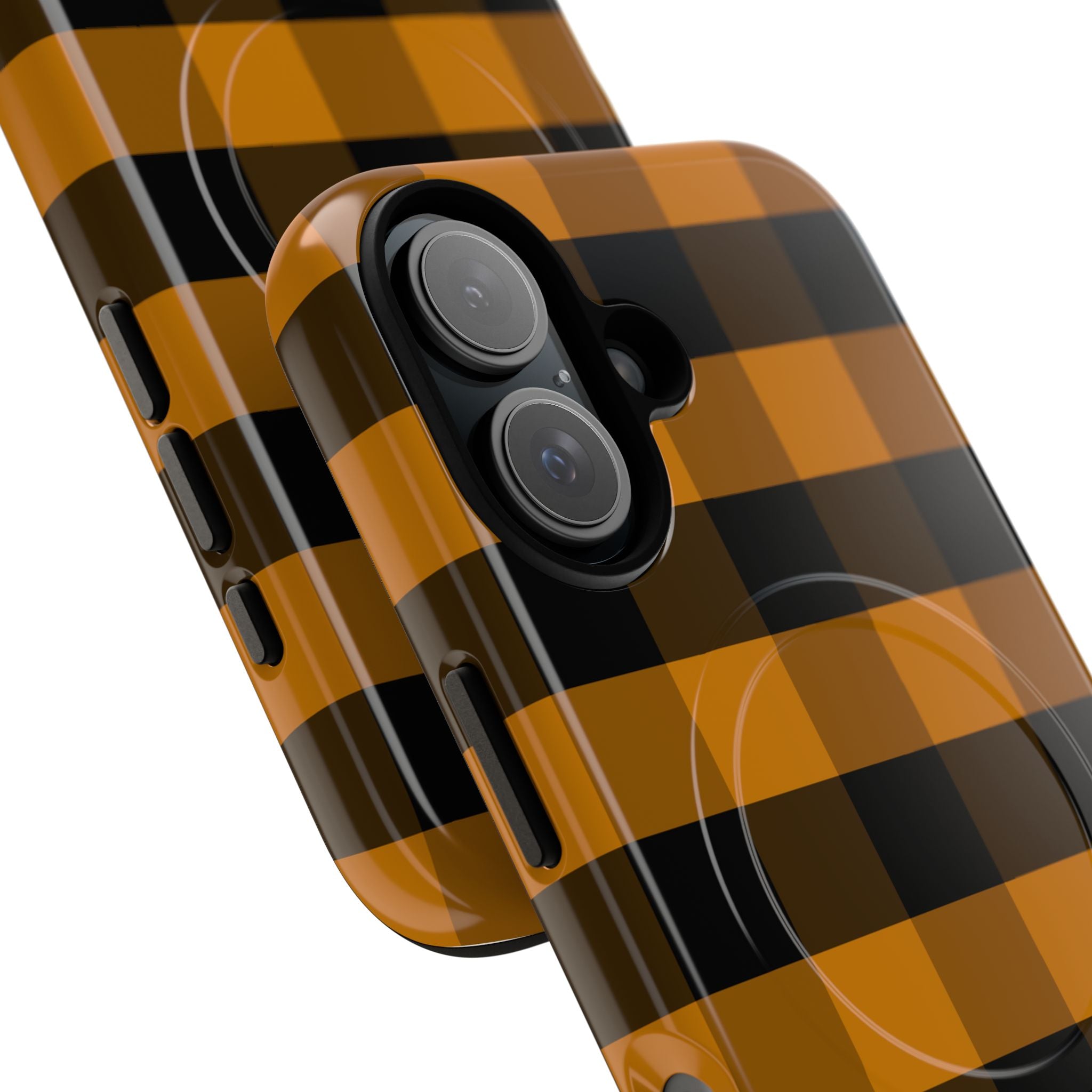 Golden Plaid Tough Mag Case