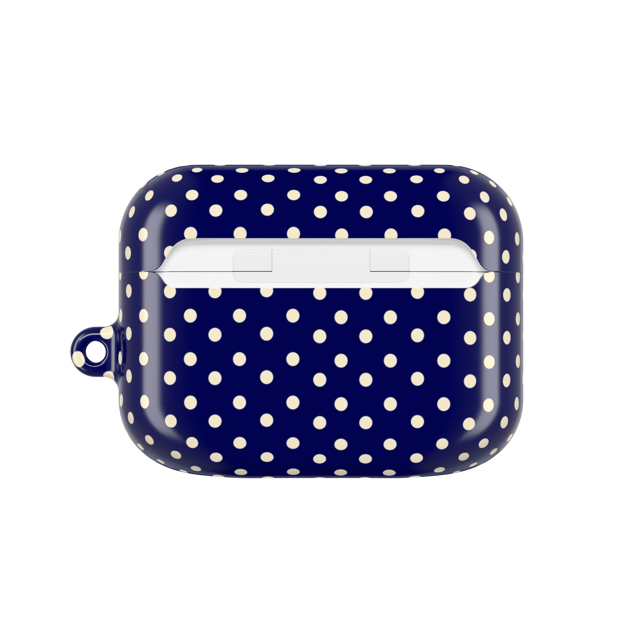 Cream On Navy Polka Dots AirPods Pro Gen 1 Case